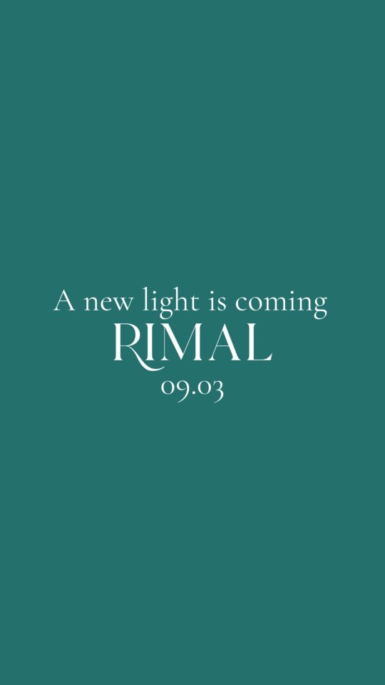 RIMAL - New collection, New light.
✨️ 09.03
#Rimal #Desirea #newcollection