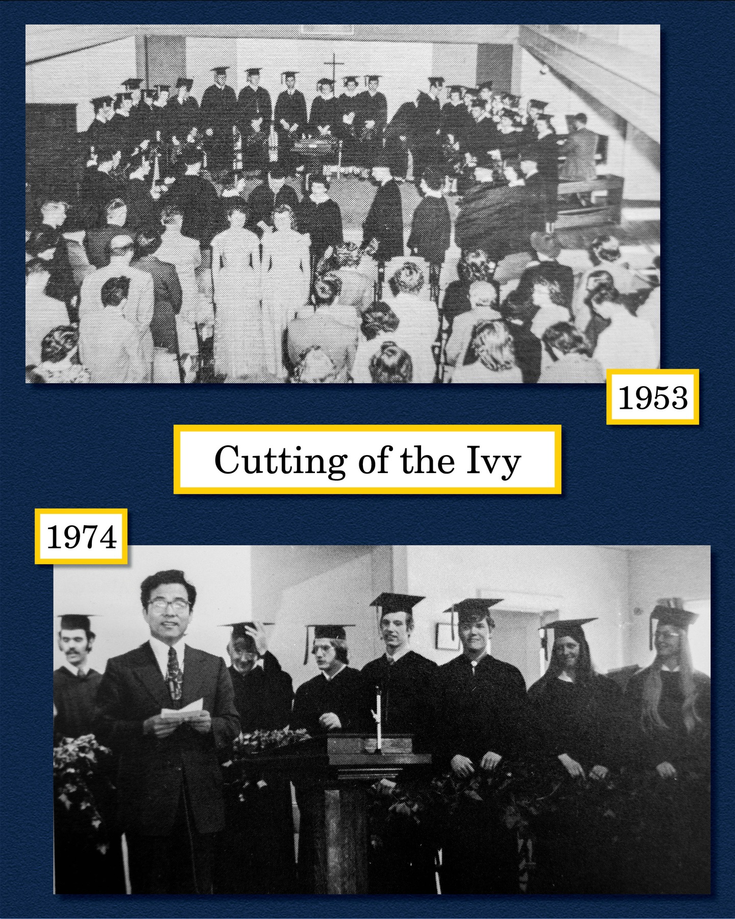 For 130 years, our university has celebrated more traditions than we can count!
In this month’s 130-year anniversary reflection, we’re looking back at just a few of the cherished traditions that have shaped our tight-knit community. From Spring Formal dances to our long-standing Cutting of the Ivy, here are a few that are close to our hearts.