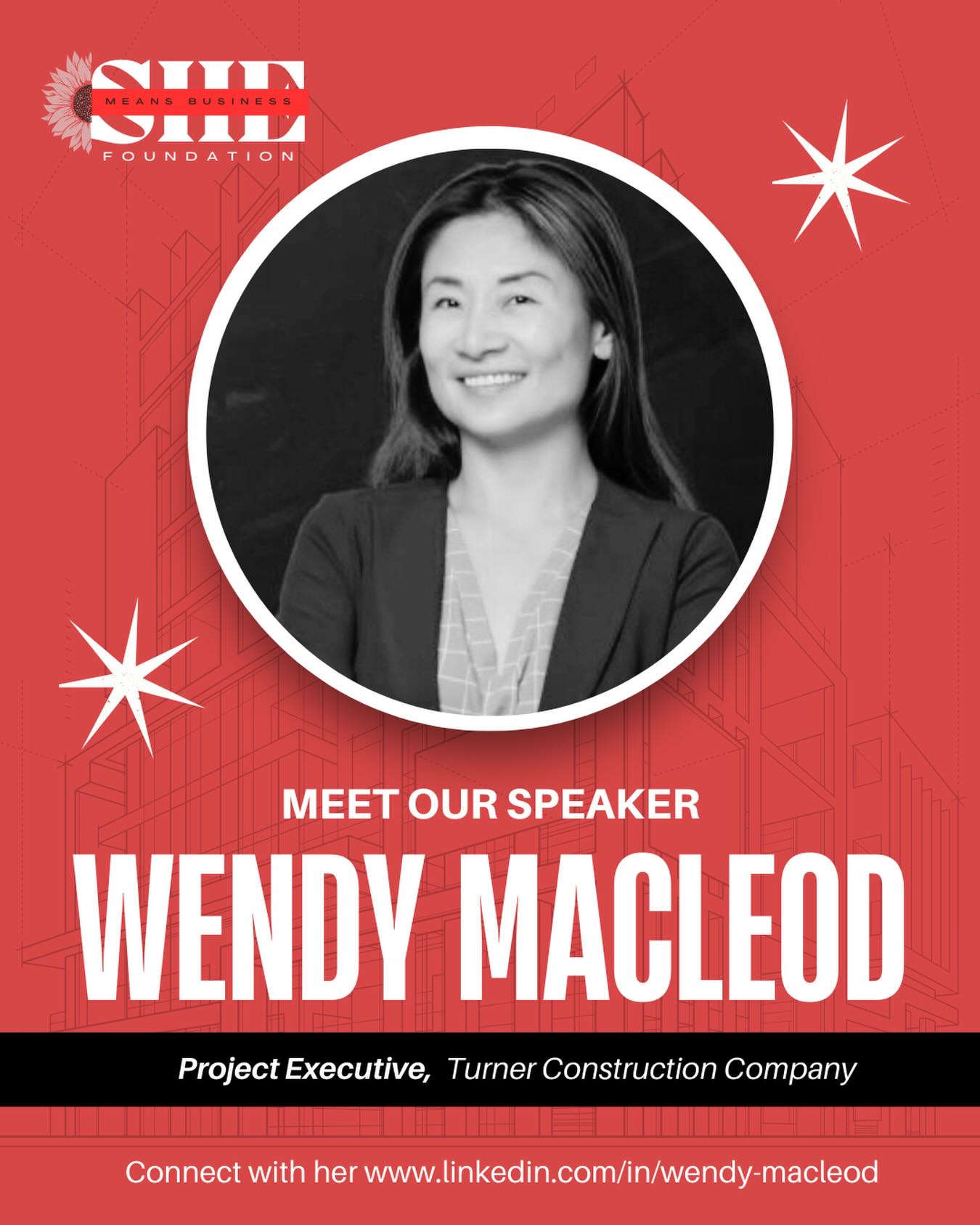 🔥 Get ready to be inspired! 🔥
We are beyond excited to welcome Wendy MacLeod, Project Executive at Turner Construction Company, to our March 5th panel! Wendy is a powerhouse in construction, leading massive projects and breaking barriers every step of the way.
Her expertise, drive, and fearless leadership will leave you motivated and ready to take on your own big moves.
💡 Don’t miss this chance to hear from a true industry trailblazer!
Connect with Wendy: www.linkedin.com/in/wendy-macleod
#smb #shemeansbusiness501c3 #speakerseries