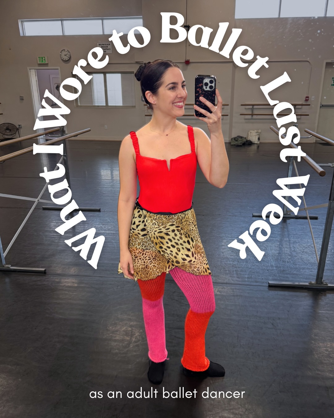 What I wore last week as an adult ballet dancer, because the clothes are half the fun #AMIRIGHT? 😆
#adultballet #dancewear #ballet #adultballetcommunity