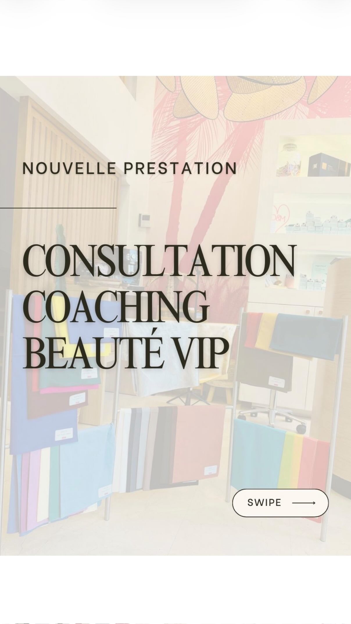 Et toi tu connais ta typologie ?
Ma sista est passé à la colorimetrie pendant mon jour off , ma nouvelle passion depuis quelques temps … celle que vous retrouvez dans mon coaching beauté sur Planity .
1 heure de conseils , d’accompagnement, d’écoute, je vous vous dis ce qui vous illumine vraiment .
Prends ton rendez-vous sur Planity 😇
#colorimétrie #coloristelyon #accompagnementbeauté