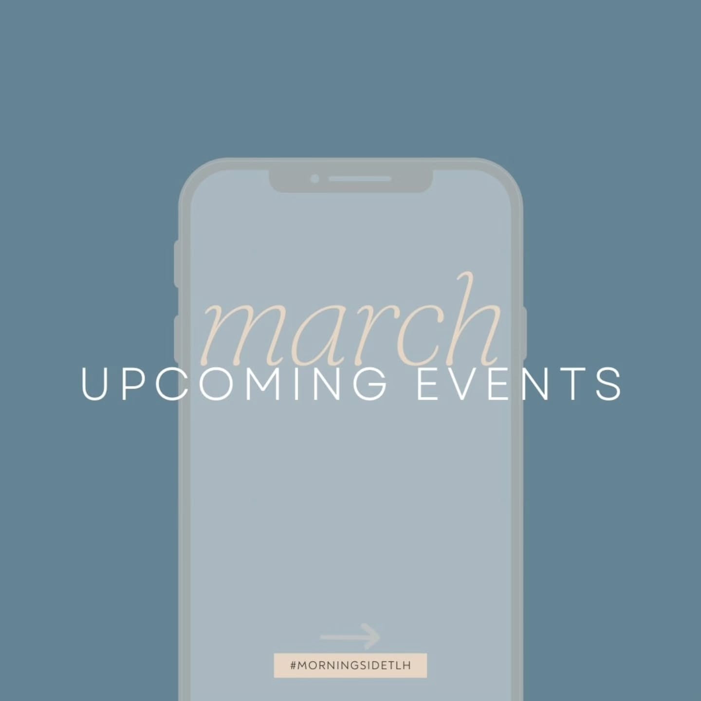 A new month means new ways to connect! 🙌🤍
Here’s everything coming up at church this March. Whether you’re new or have been coming for years, there’s a place for you. Save this post so you don’t miss a thing at #MorningsideTLH!