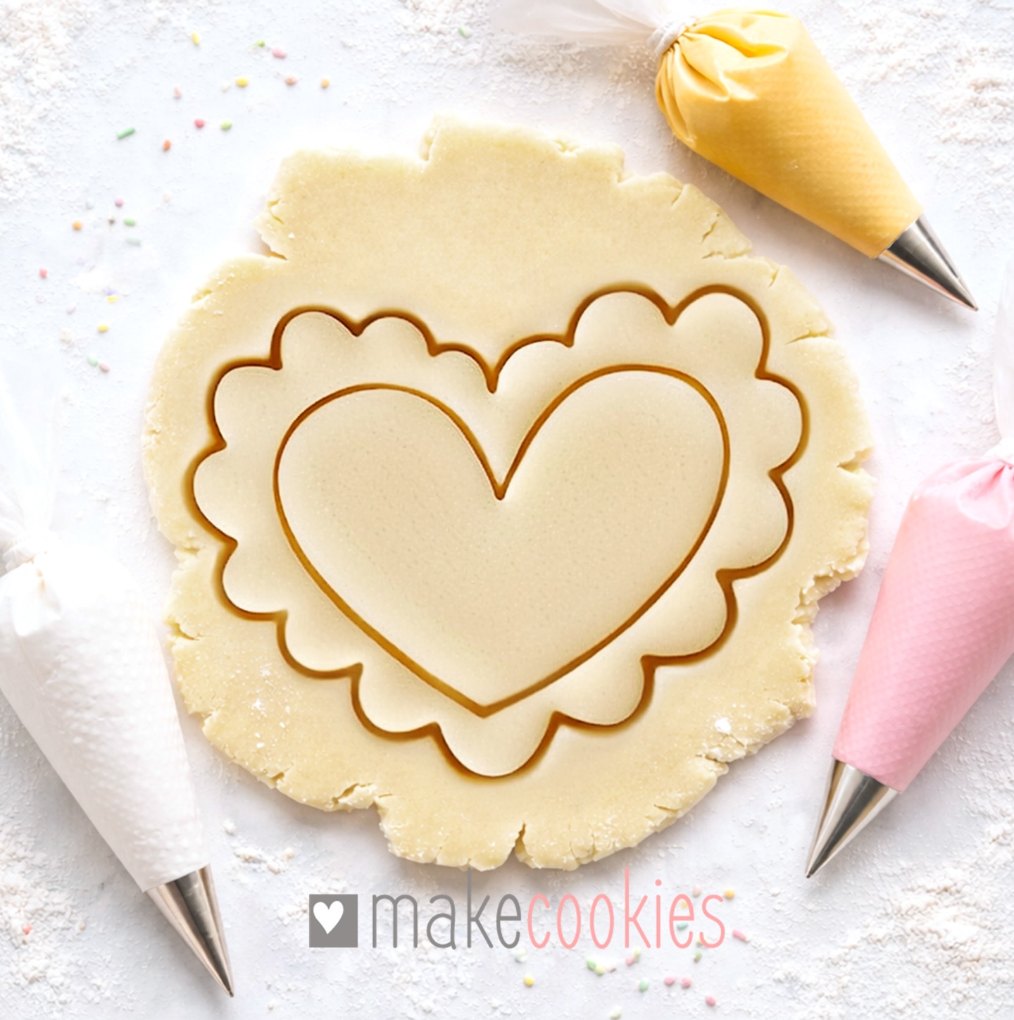 Heart Cookie Cutters 💖 @makecookies.shop