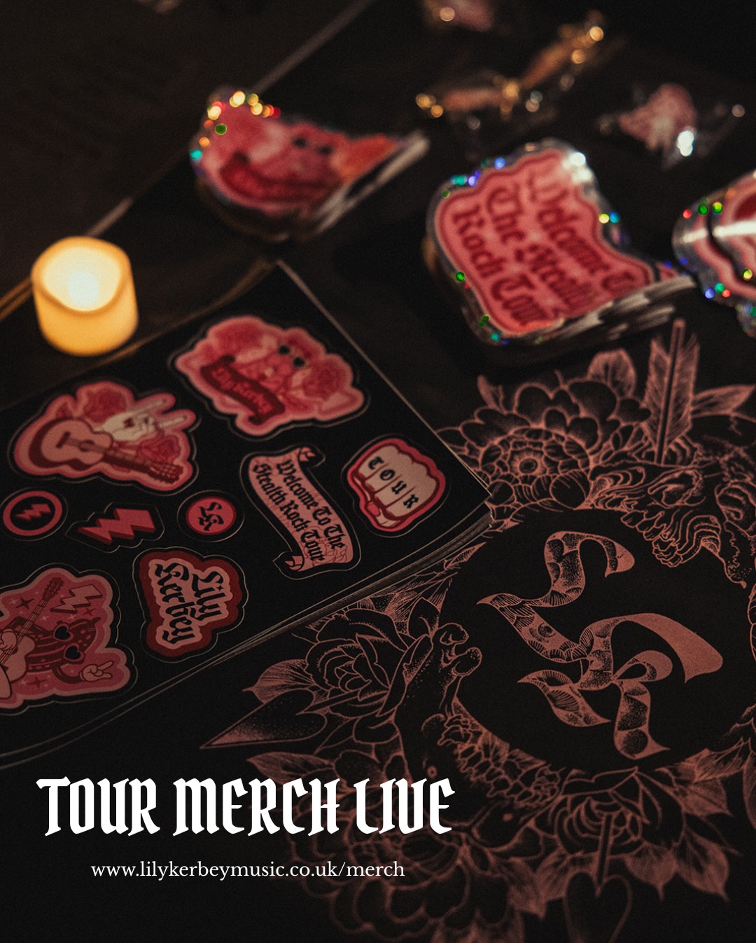 THE TOUR IS COMPLETE 💕🎉 that means that any leftover merch I have is now available for you to buy on my website (UK only sorry, tariff stuff is poop right now)
I only have limited numbers of stuff so when it’s gone it’s gone!
Buy 3 items = 10% discount
Buy 4 items or more = 15% discount
(Discounts applied automatically at checkout)
THANKS SO MUCH 🤘🏼♥️🤘🏼