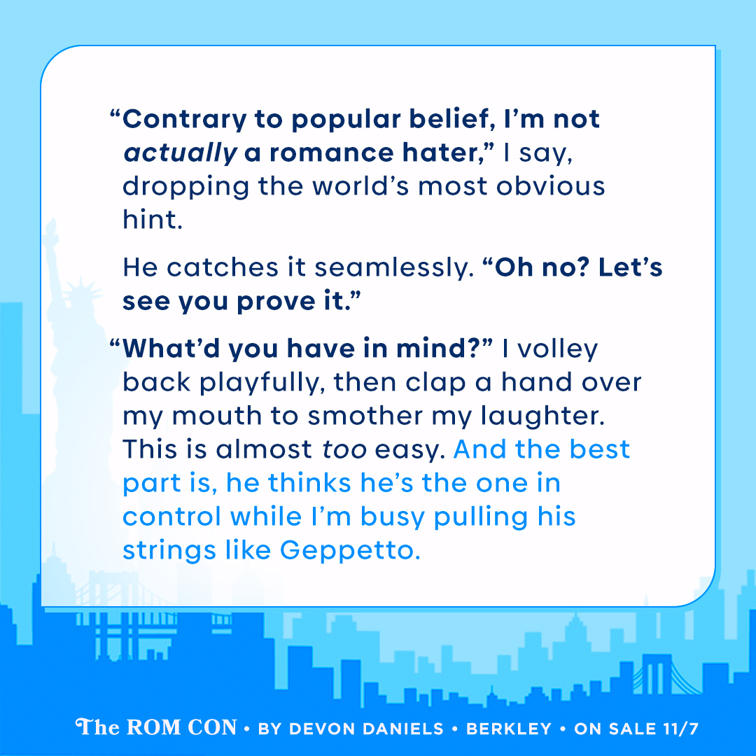 I can't wait for you guys to read all the creative ways Cassidy antagonizes poor Jack 🤥 🤭 Only 13 days left!! ⏰ #theromcon #nov7