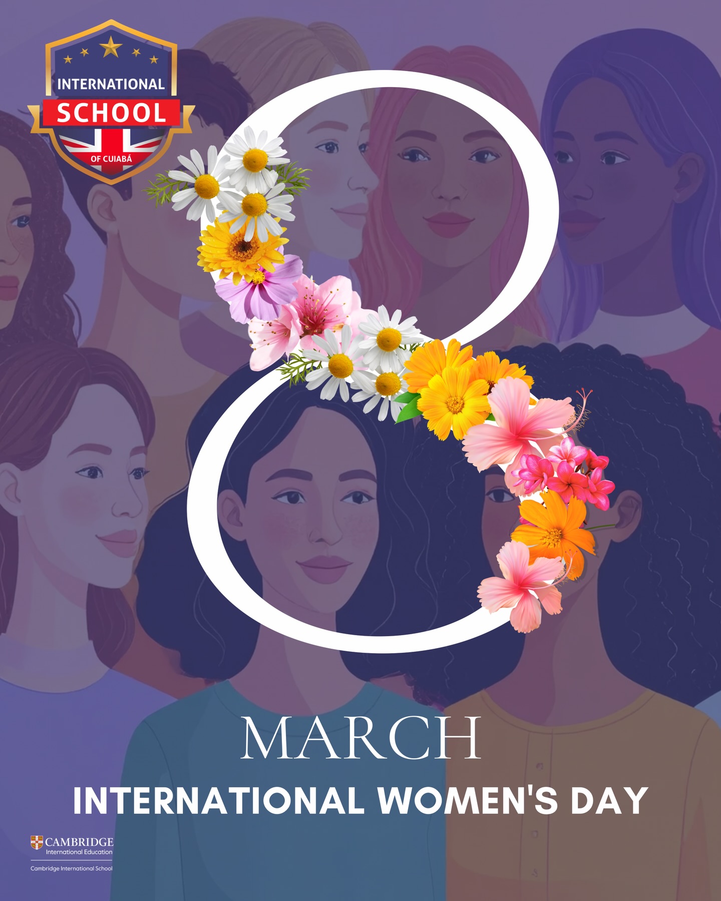 Today, we celebrate International Women’s Day by recognizing the strength, resilience, and achievements of women and girls around the world. In education and beyond, women continue to lead, inspire, and create change every day. 🌸
.
Hoje celebramos o Dia Internacional da Mulher reconhecendo a força, a resiliência e as conquistas de mulheres e meninas em todo o mundo. Na educação e além dela, as mulheres continuam a liderar, inspirar e transformar realidades todos os dias. 🌸