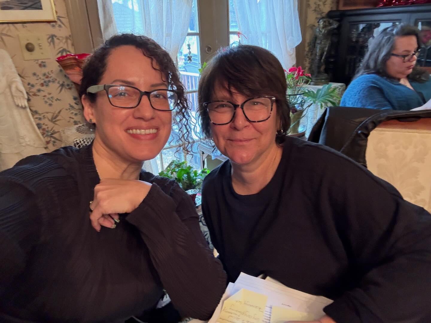 Had the pleasure of working for six hours today at a board retreat for @rapparts_va with this incredible human being who was a force of nature! Isha you are amazing!