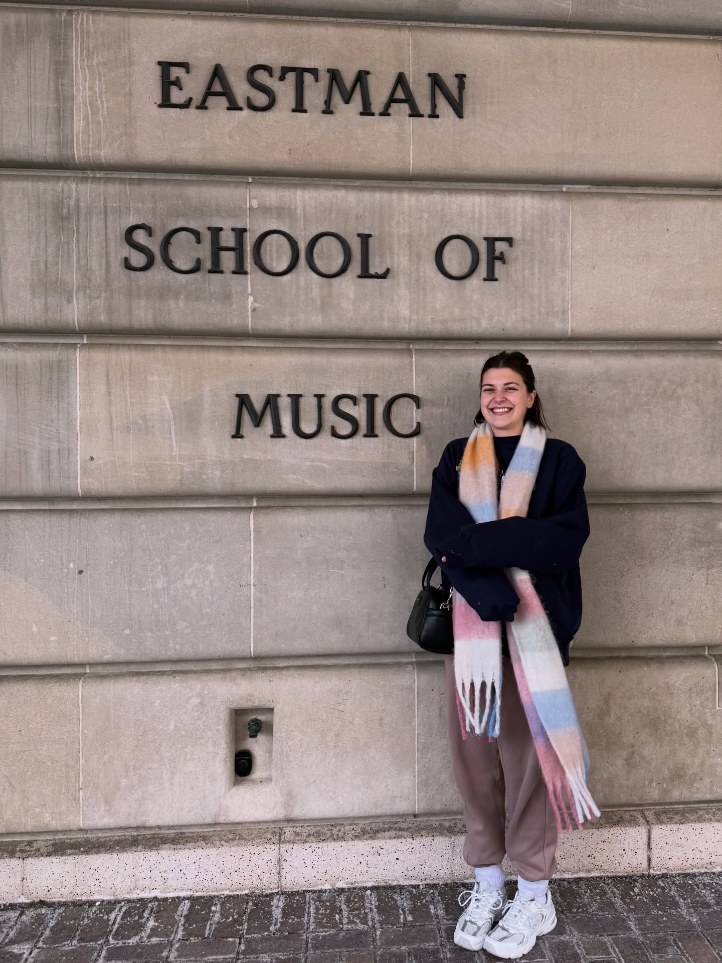 I had a blast auditioning at Eastman, and I’m having even more of a blast because it was the last audition! Traveling to 7 auditions was a rewarding experience, and I have grown so much as a musician and as a person. I cannot believe it is done! ☑️ now we wait…