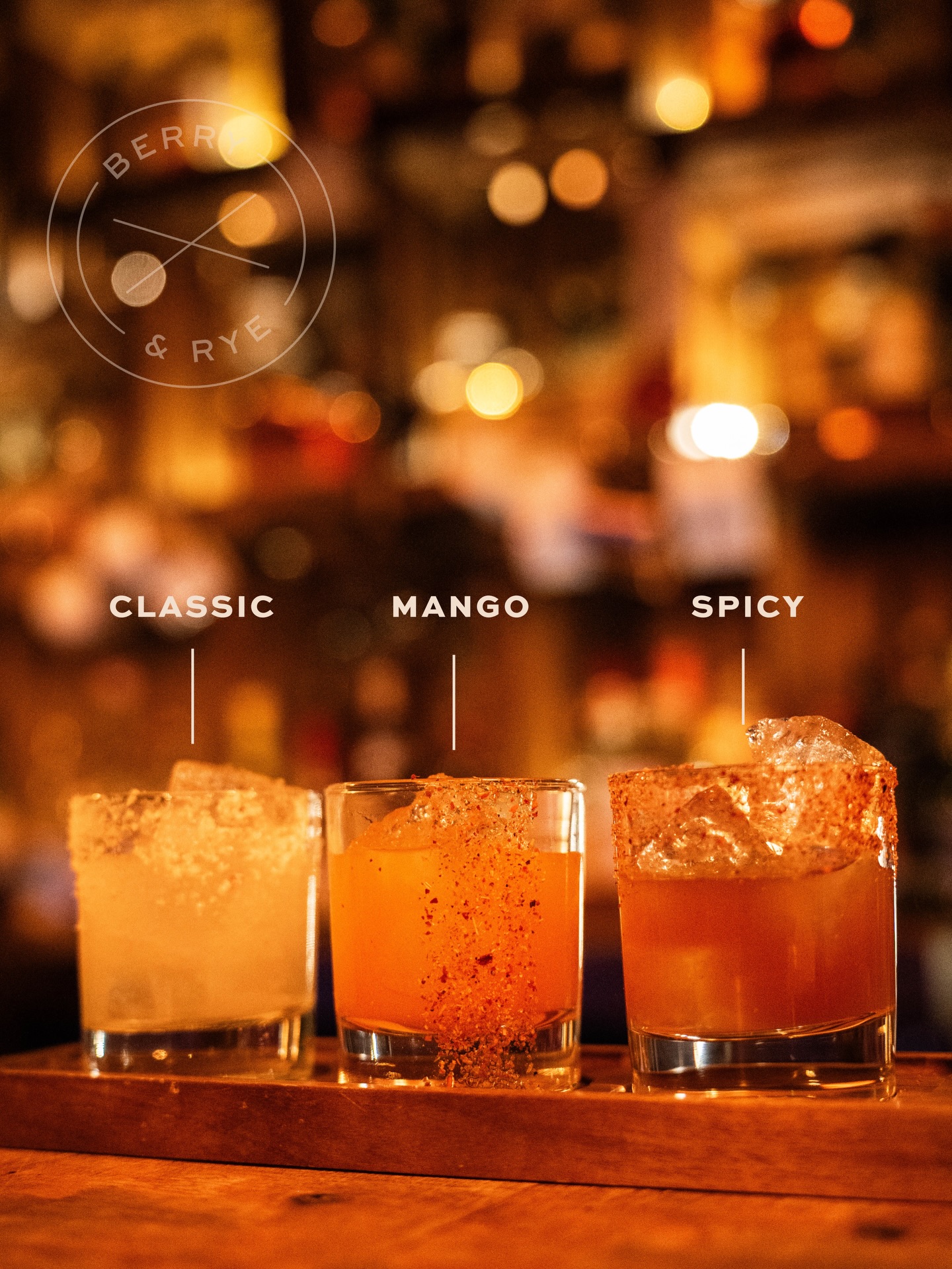 National Margarita Day calls for something special.
Our Margarita Flight includes Classic, Mango & Spicy, is a firm favourite among regulars and one of our best-selling serves.
🗝️ Available 7 days a week. Find us if you can.
#BerryAndRye #NationalMargaritaDay #Margarita #Tequila #MargaritaFlight