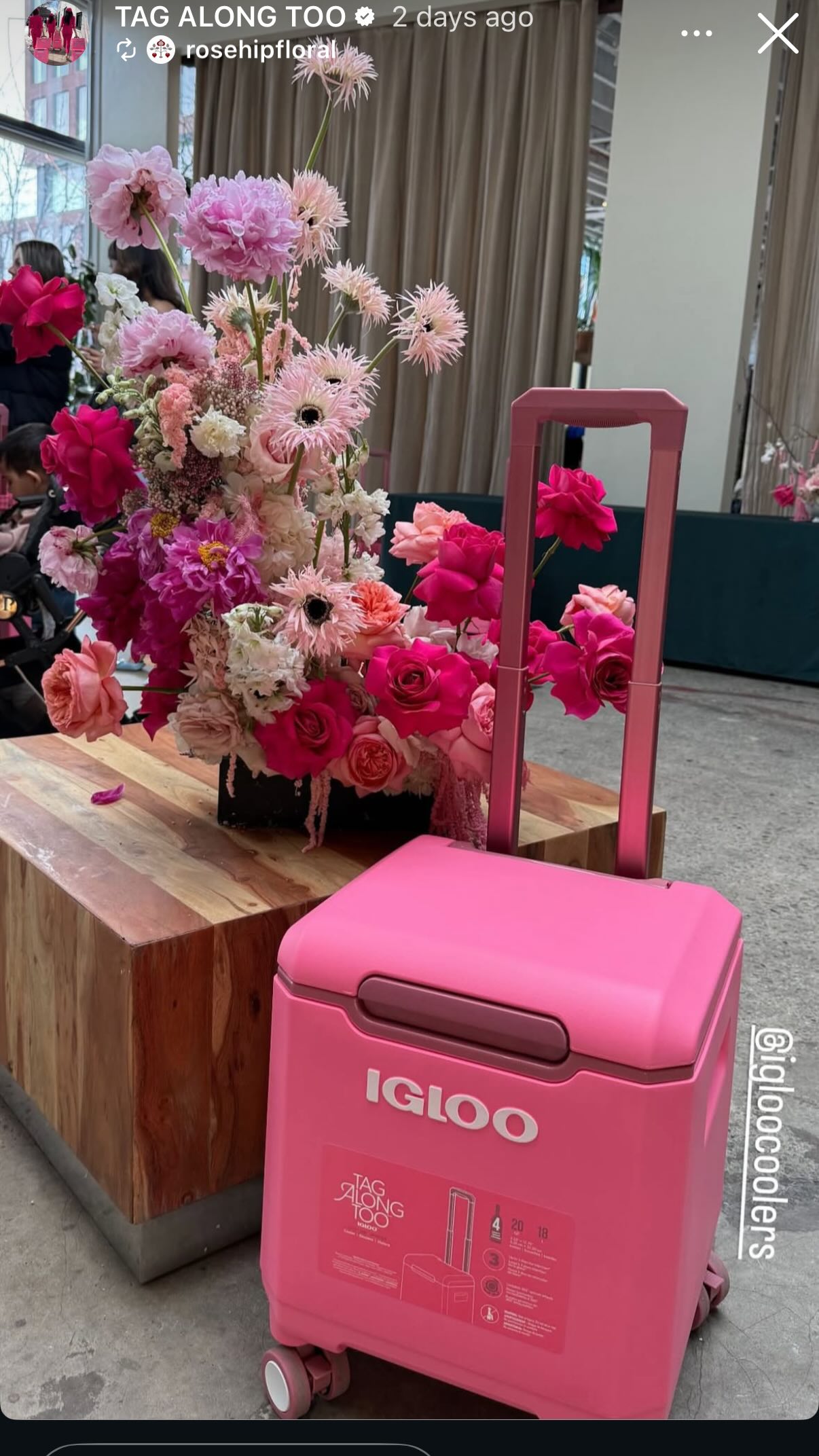 Igloo’s product 🚀 of Tag Along Too! Thank you for the invite and a chance to rethink the way we look at @igloocoolers!