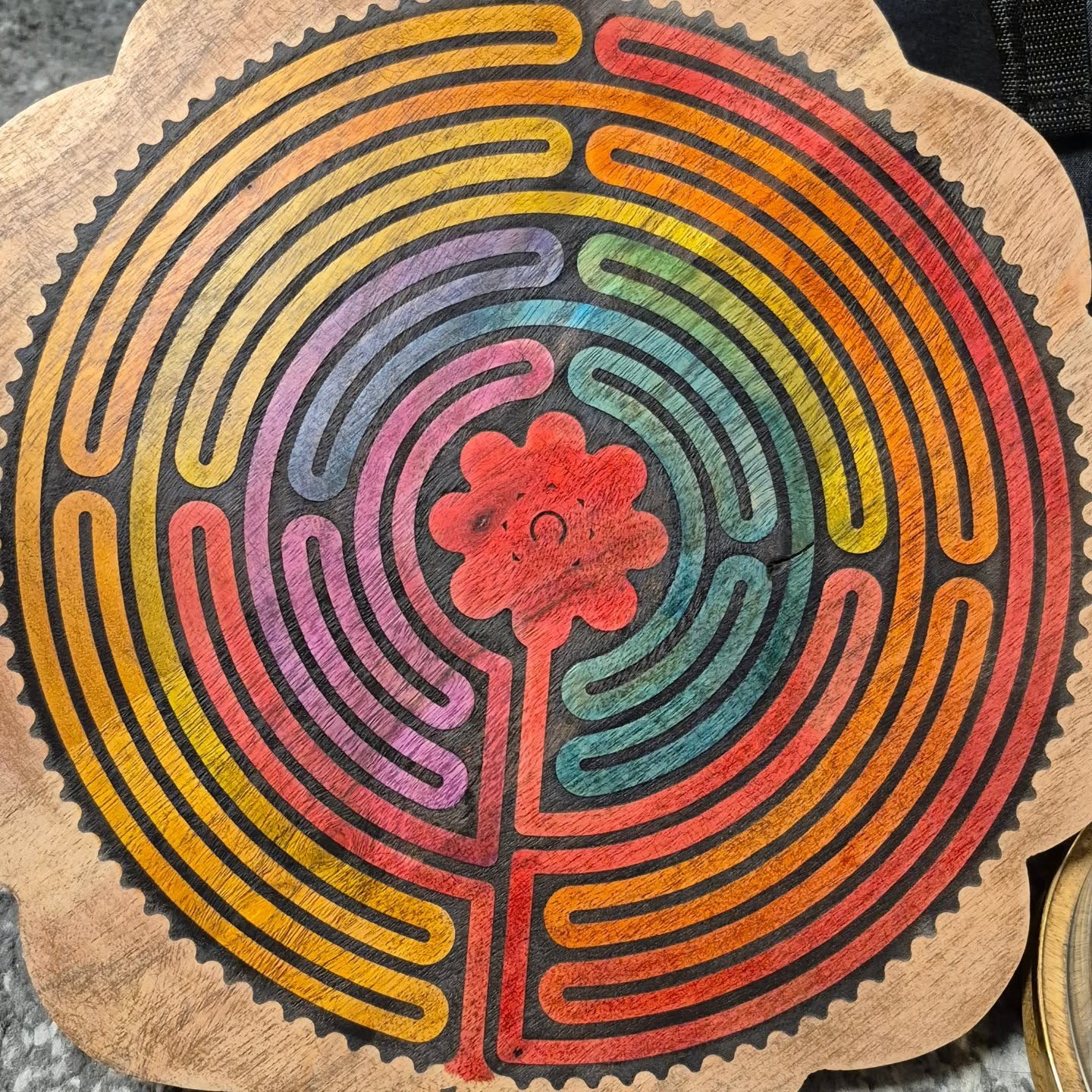 Another rainbow labyrinth