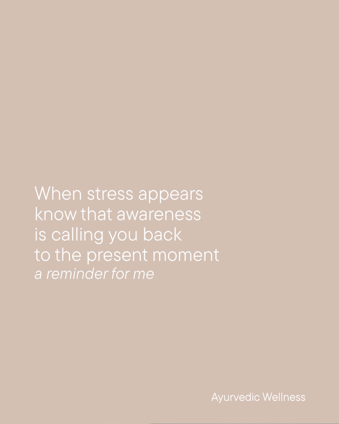 When stress appears
know that awareness
is calling you back
to the present moment
a reminder for me
#Ayurveda #AyurvedaIbiza #AyurvedicTherapy #HolisticHealth #NaturalWellbeing