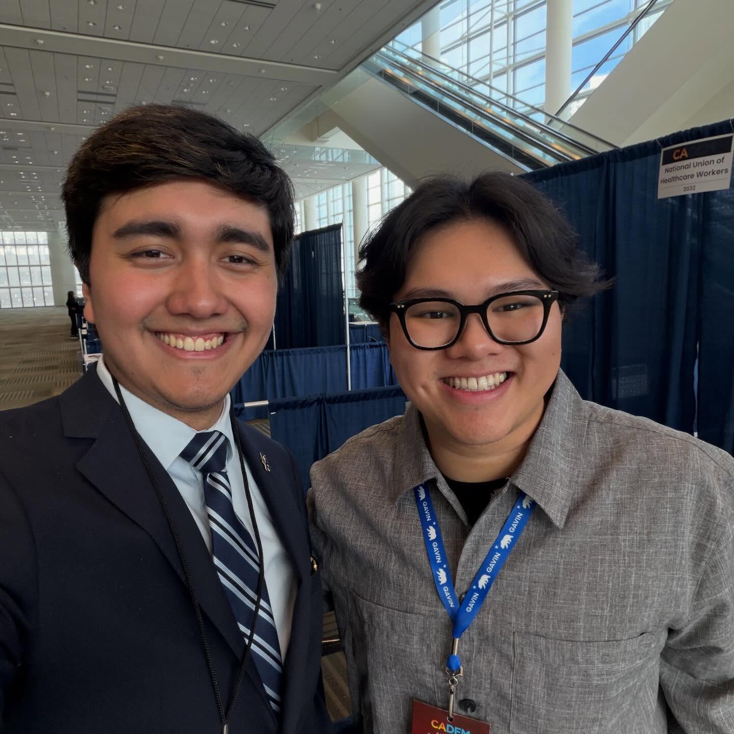 Wonderful experience at CADEM and CYD Convention 2026 in San Francisco, serving as a @cydsouthstate delegate, meeting so may amazing people with perspectives of all kinds, but committed to the goal of securing a bright path forward for California in 2026 and beyond! We are the leaders of today, here now to carry the fight forward and make a difference in our communities, and this past weekend has left me excited for what’s to come! 💙🌉