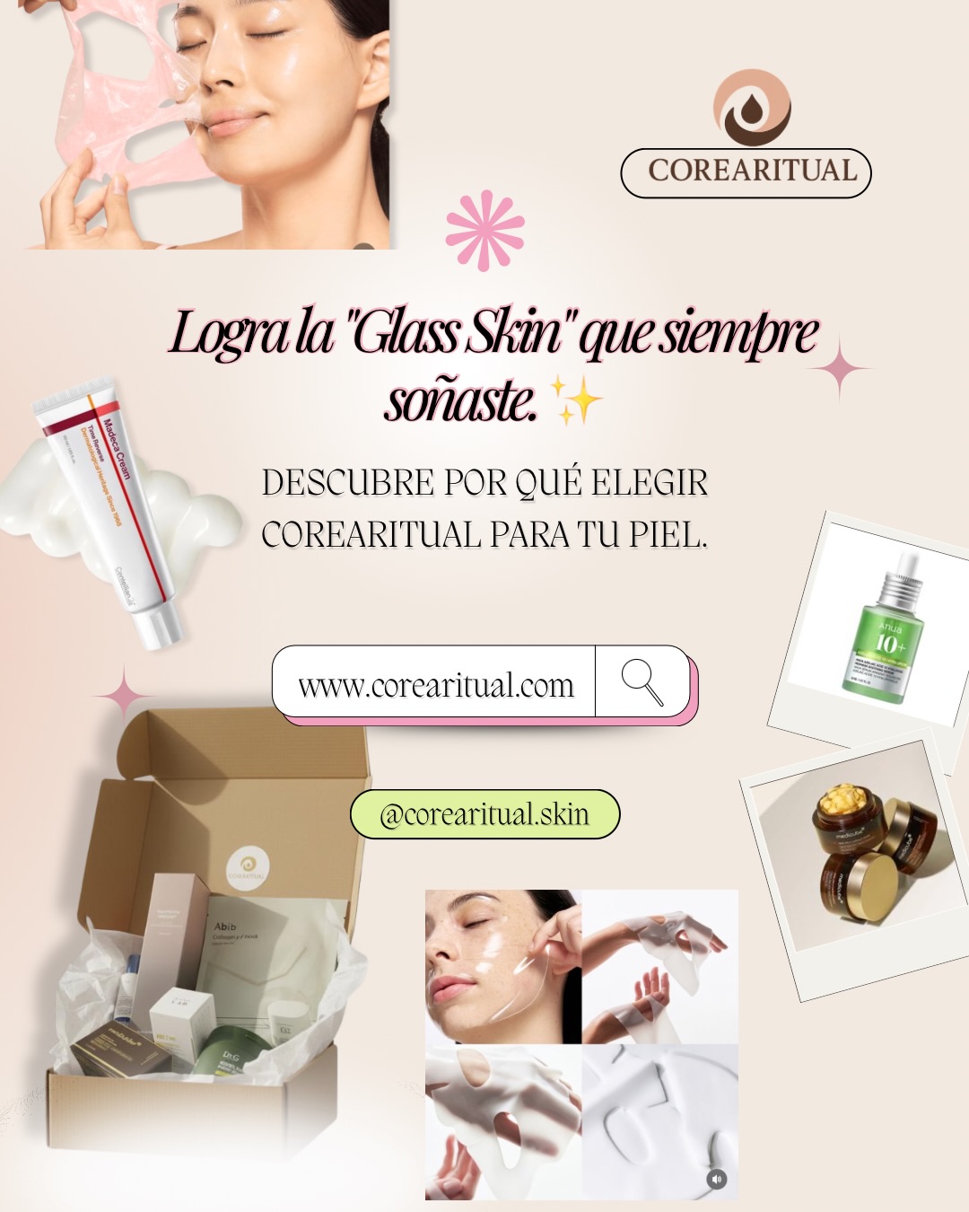 ✨ Tu piel puede cambiar en semanas… cuando usas lo que realmente funciona.
En Corearitual no seguimos modas.
Seleccionamos en Corea productos con eficacia real y creamos rutinas personalizadas para cada piel.
Porque no todas las pieles necesitan lo mismo.
Y en skincare, menos es más 🤍
💌 En cada pedido incluimos mini tallas y mascarillas para que descubras lo que mejor funciona para ti.
🚚 Envíos rápidos en 24–72h
🎁 Envío gratis en Barcelona resto de España desde 60€
⭐ 5,0 en Google con clientas reales
Si quieres empezar tu rutina coreana pero no sabes por dónde empezar…
👉 te ayudamos a elegir la adecuada para ti
🔗 Haz clic en el link de la bio
o escríbenos por DM con la palabra RUTINA