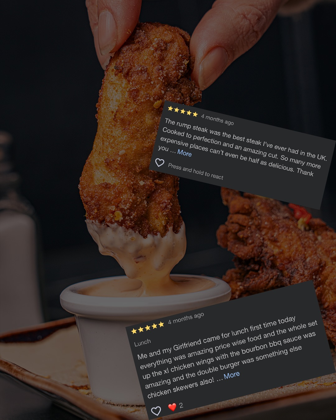 Nothing makes us prouder than happy guests 🙌
Here’s what you’ve been saying about us…
Incredible food. Proper portions. Great atmosphere. Friendly service. 🔥
If you’ve joined us recently, we’d love to hear your thoughts too — your reviews mean everything to our team.
See you soon for your next visit 🥩🍷
-
-
-
#smokehouse #bbq #restaurant #cheshirerestaurant #knutsford