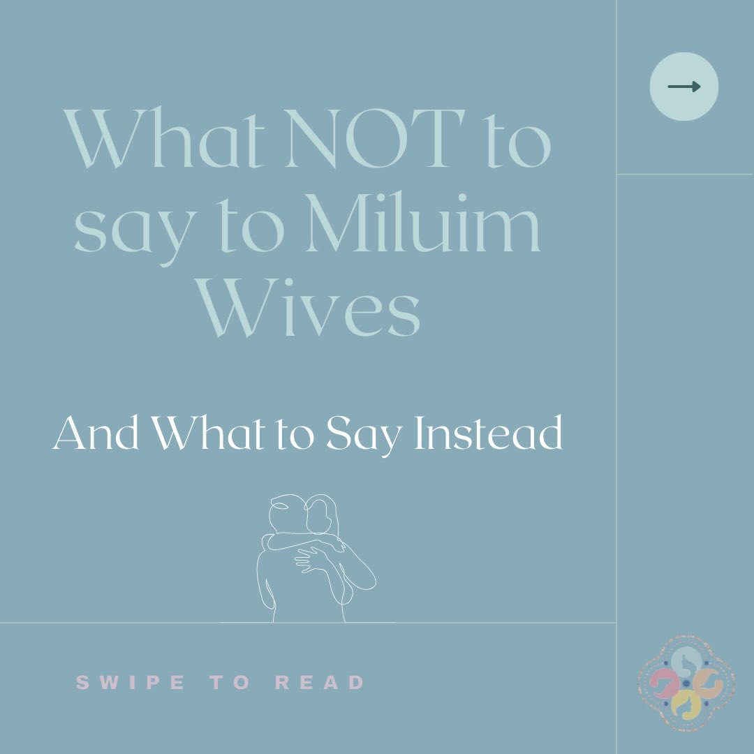 When someone we care about is a miluim wife, we want to say the right thing. But even well-meaning words can miss the mark.
This post isn’t about blame, it’s about awareness.
Because support isn’t just about what we feel. It’s about what she needs. 💙
Let’s show up with sensitivity, practical help, and steady presence.