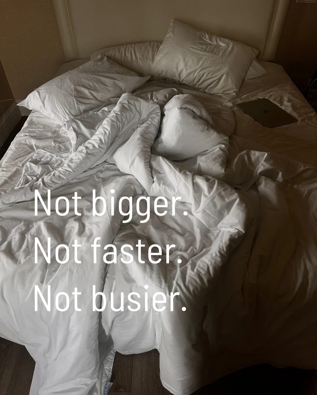 Not bigger. Not faster. Not busier. Just quieter.
#QuietSuccess #SoftAmbition #IntentionalLiving #RedefiningSuccess #CalmConfidence