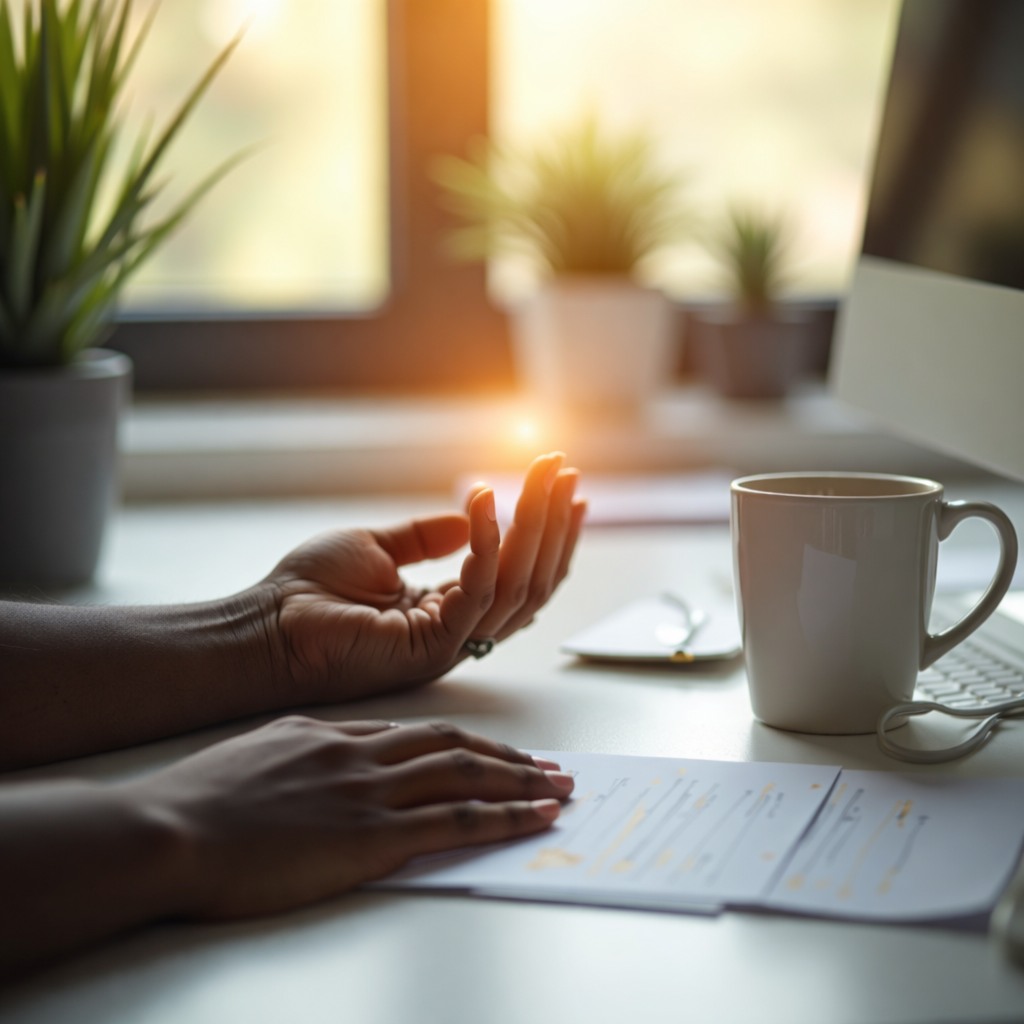 Quick teach: three energy-clearing techniques you can do at your desk. Palming, grounding visualization, and a gentle aura brush—simple practices to reset your mood and sharpen focus. I show them slowly, so you can follow along and breathe. Do them for one minute or five. Small repeats add up. Small repeats add up. Want guided demos and tools to deepen the practice? Link in bio. ✨🧘♀️🌿
#deskwellness #mindfulmoments #energyhealing #micropractice #calmfocus #holistichealing #selfcareeveryday #angeltings