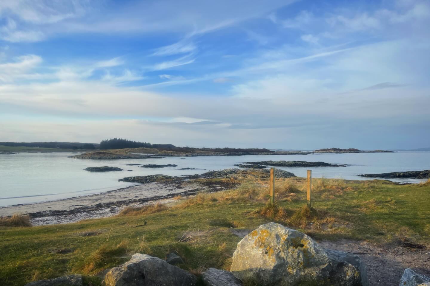 Scotland beach holiday โ
first glimpse of spring (before the rain came back)