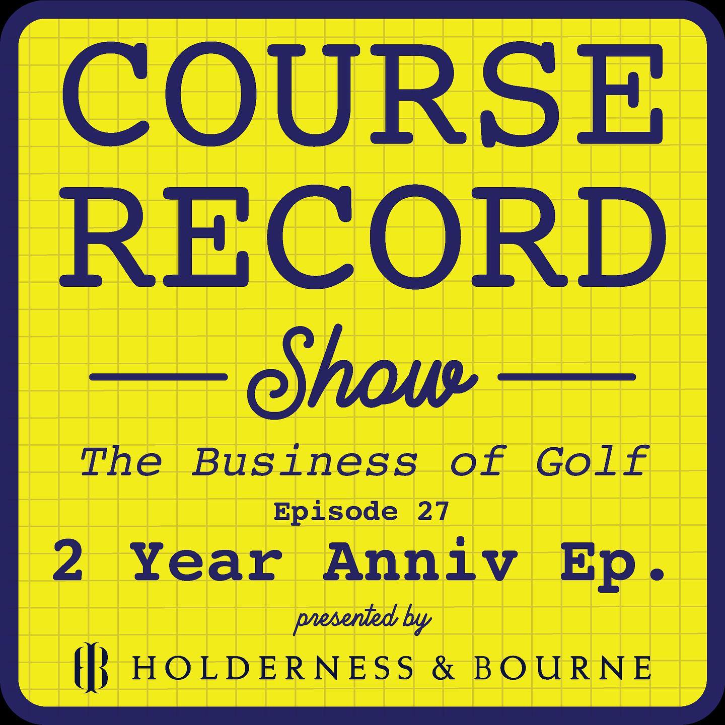 **New Episode** we talk about my first Masters patron experience then look back at 2 years of the Course Record Show. Link in bio. Thanks for listening, please subscribe! #golf #business #podcast #CRS @holdernessbourne