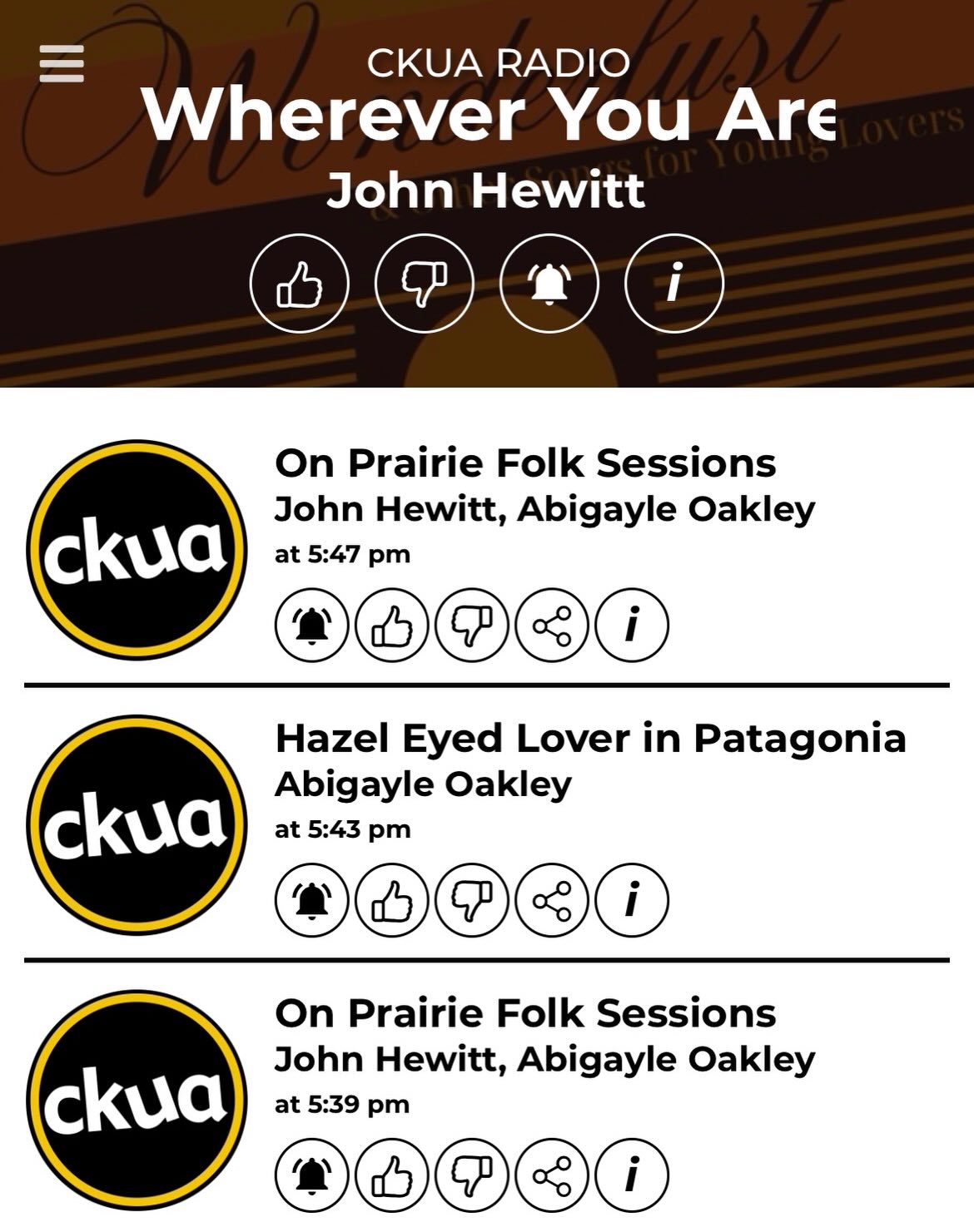 As shared previously today @ckua Abigayle Oakley and John Hewitt will be performing this Sunday, March 1, 3pm at the Masonic Hall in High River. Swipe for ticket information. Hope to see you there!
@abigayleoakley @johnhewittmusic @secondsunsetproductions @kevinlevacque