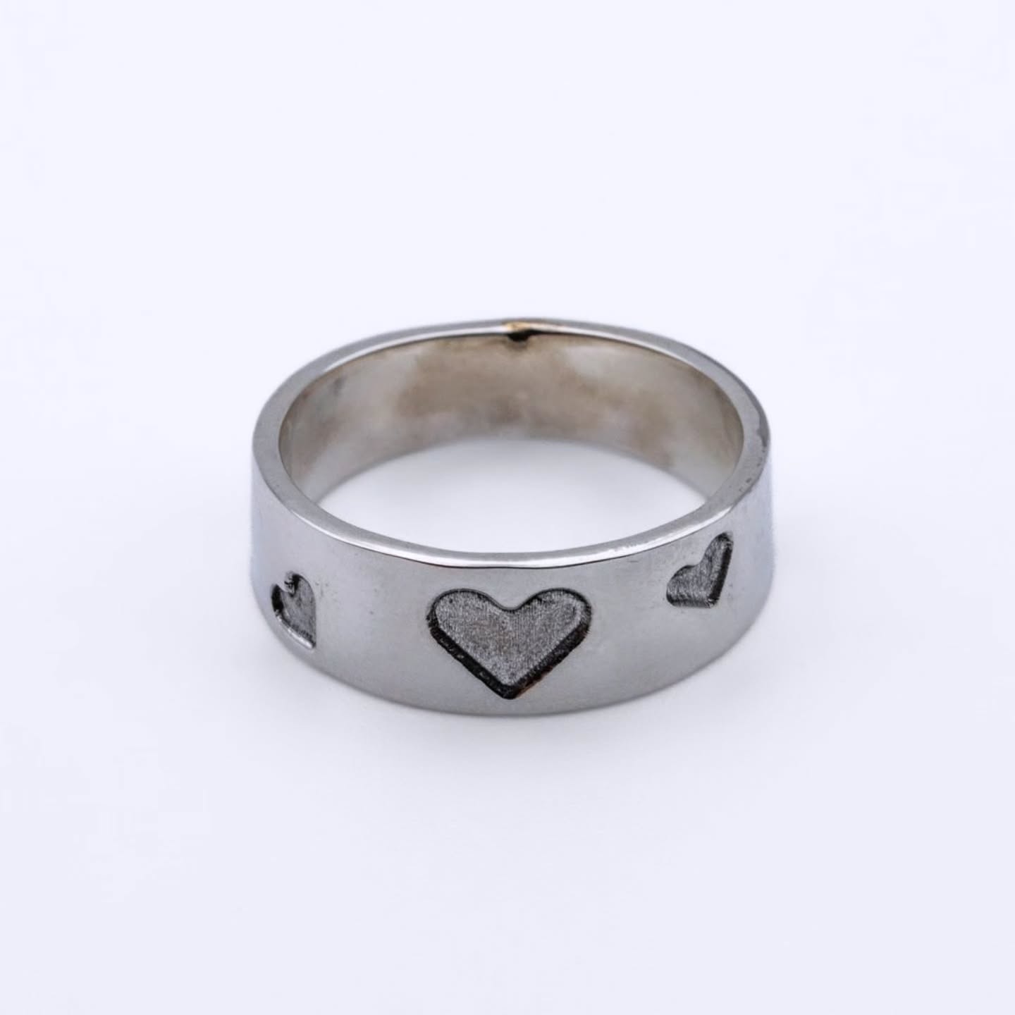 Hearts ring sterling silver