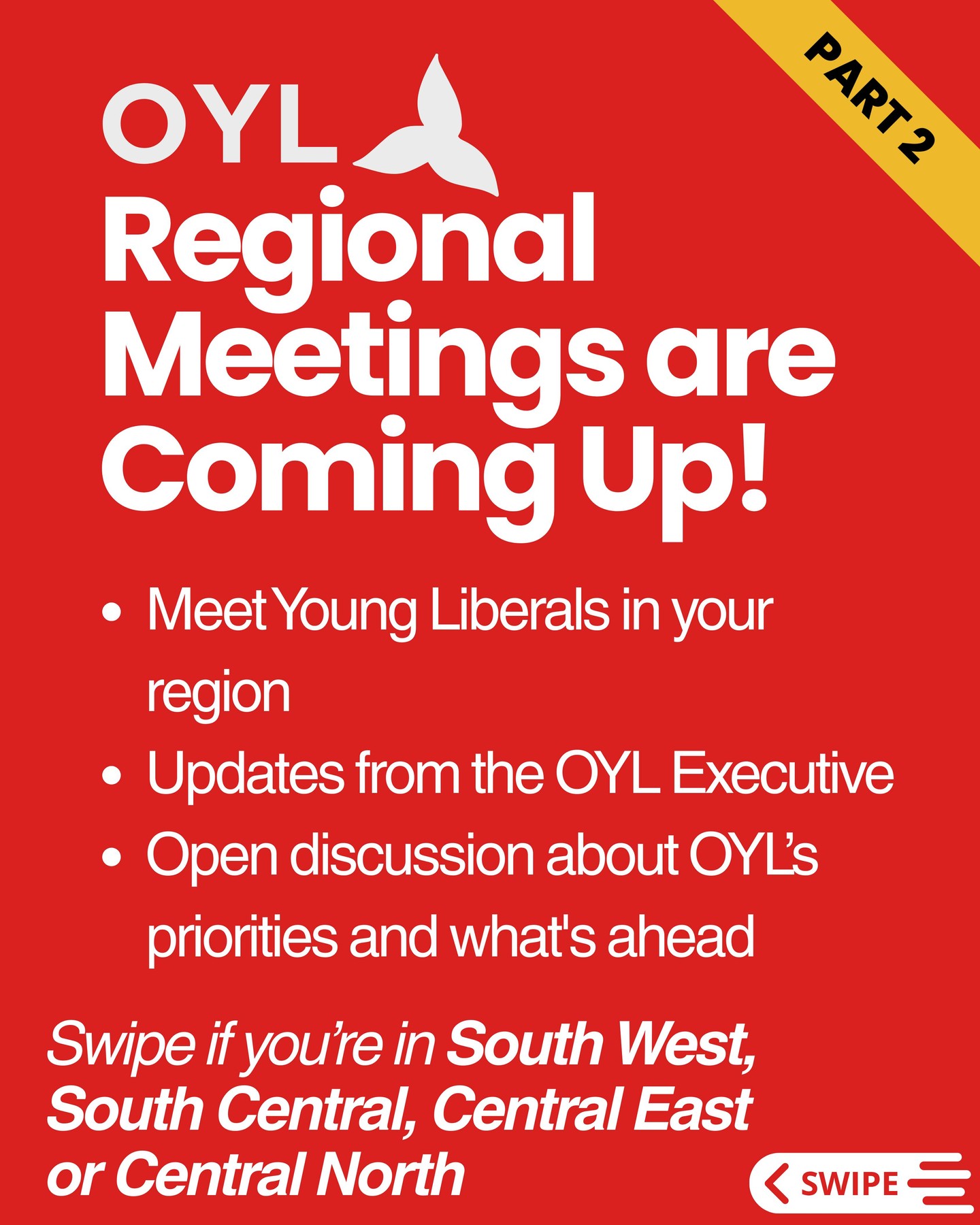 The final four OYL Regional Meetings details are here.
We’re continuing our regional conversations across South West, South Central, Central East, and Central North.
Whether you’re a club leader or just getting involved, your voice matters, and we want to hear it.
RSVP at oyl.org/events. See you there.
//
Voici les quatre dernières réunions régionales des JLO.
Nous poursuivons nos rencontres dans les régions Sud-Ouest, Sud Centre, Centre Est et Centre Nord.
Que vous soyez dirigeant(e) d’un club ou nouvellement impliqué(e), votre voix compte — et nous voulons l’entendre.
RSVP sur oyl.org/events. À bientôt.