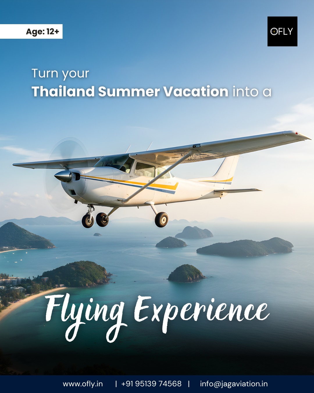 Drop the ordinary and add experiences that ignite curiosity, build perspective, and bring the world of flight to life! 🛩️
Get a taste of aviation with real flight exposure, expert talks, and hands-on learning during your Thailand vacation! 🌤️🚀
Because the best souvenirs are the ones that inspire. 💡
Connect with us : www.ofly.in
#OFLY #learnbydoing #thailandvacation #aviationexposure #stemlearning