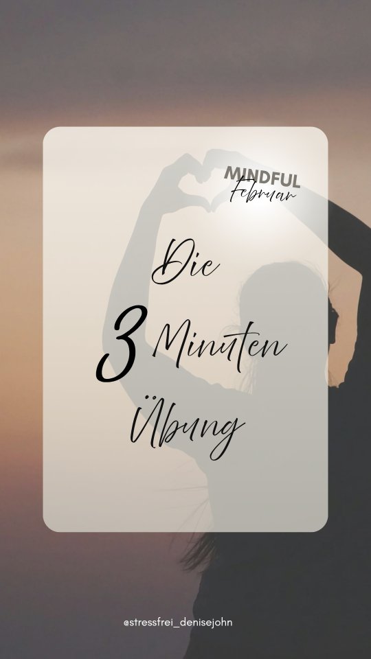 SEI FREUNDLICH ZU DIR SELBST,
auch in den Momenten, in denen es dir nicht leicht fällt.
Deine 3-Minuten-Übung für den Februar 🫶
#lebelieberstressfrei #mindfulfebruar #mentalhealth #achtsamkeitstraining #coaching
