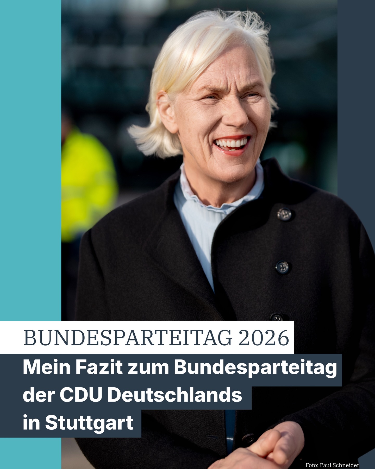 🚀 NACHTRAG zum Bundesparteitag:
🎙️ Konrad Adenauer: „Nehmen Sie die Menschen, wie sie sind – andere gibt’s nicht.“
‼️ Konsequenz: Von hier aus geht es los! Mit Engagement, Zuversicht, Schaffensfreude, Diskussionen, Zugewandtheit und Pragmatismus.
💪🏻 Oder: Kopf hoch, Deutschland – ich bin gern dabei!
#cdu #cdunrw #landtagnrw #anettebunse