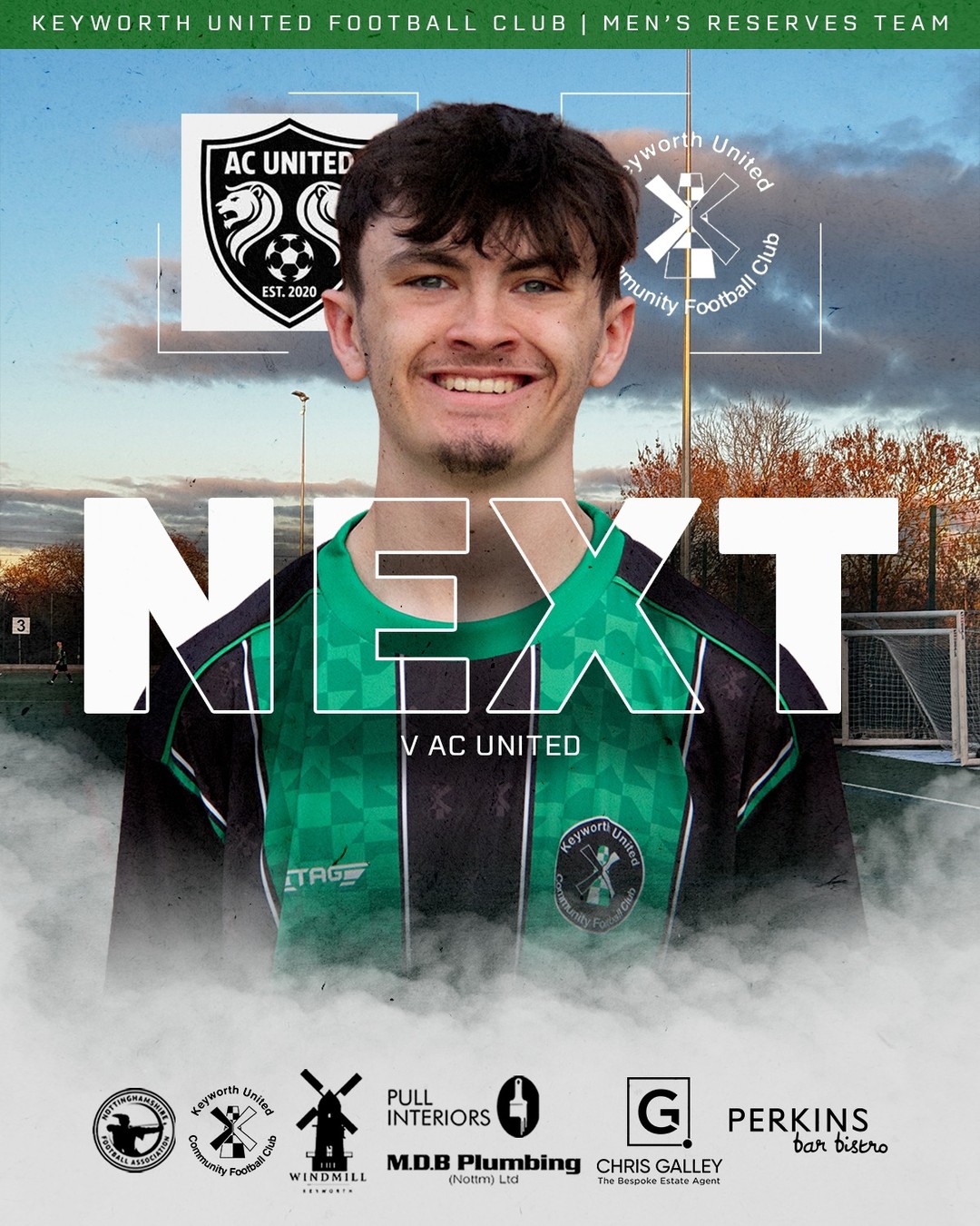NEXT UP ⤴️ | Keyworth United Men's Reserves
After the win over the weekend our Reserves look to continue their progress as they travel to AC United in the NSL Division One.
📆 Saturday 28th February
🏟️ The Forest Zone, NG7 6LD
🕗 15:00 KO
#UTG | #COYG | @NottsSeniorLge