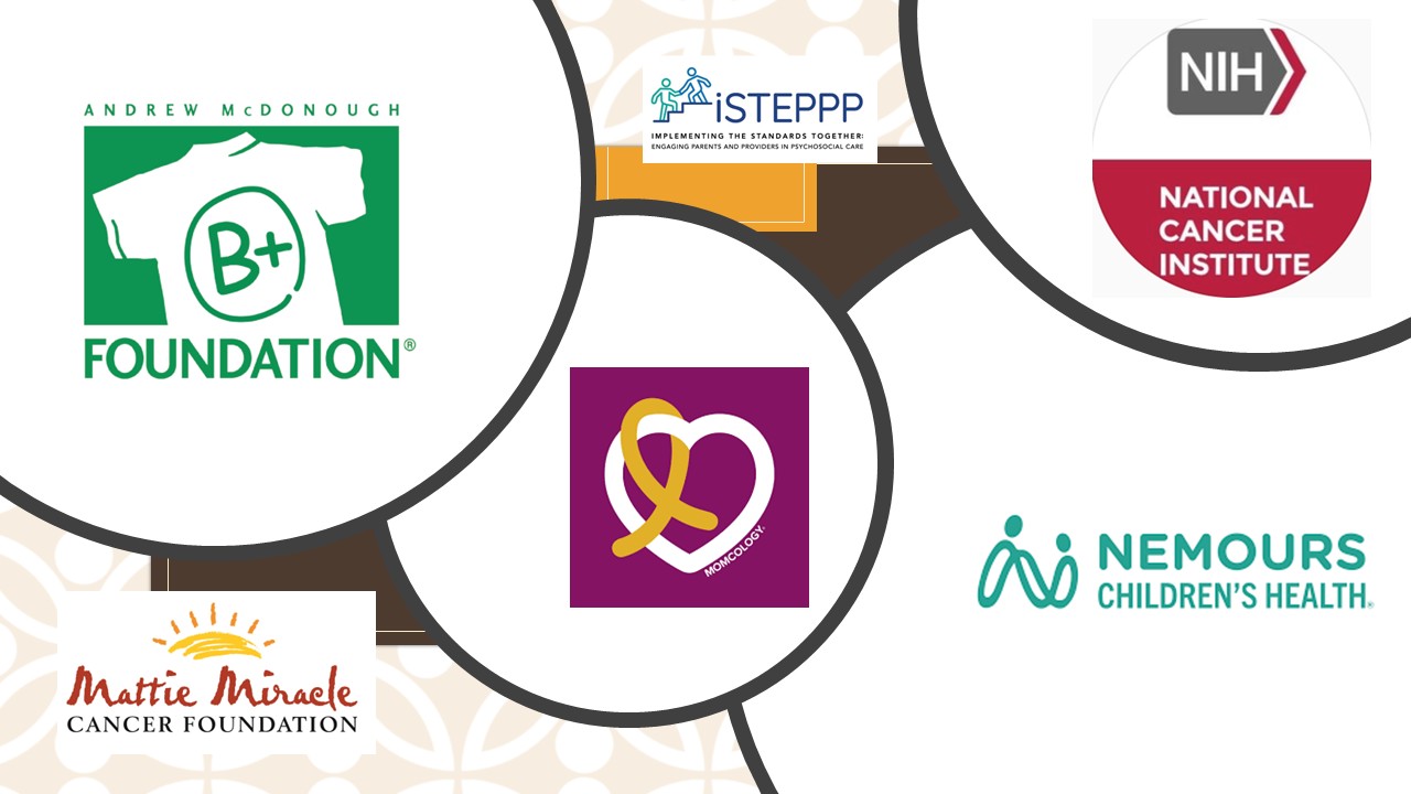 Check out our three peer-reviewed articles on the implementation of the Psychosocial Standards of Care. These articles are made possible thanks to an amazing research collaboration among Nemours Children's Health, The Center for Cancer Research - NIH, Momcology, and Mattie Miracle, with funding from the Andrew McDonough B+ Foundation!
https://conta.cc/472RZ5A