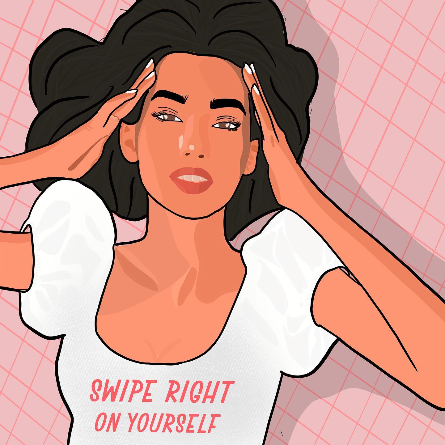 Note: self love, on top of everything and everyone. ✨
.
.
.
.
.
.
.
.
.
.
.
.
.
.
.
#digitalart #digitalillustration #digitaldrawing #digitalpainting #digitalartist #womenofcolor #womenofillustration #illustrator #indiandesigner #southindia #selflove #selflovejourney #photoshop #adobeillustrator #igdaily #igers #instadaily #tinder #instagood #instagram #indiangraphicdesigner #creativewomen #ladieswhodesign #graphicdesign #graphicdesigner #creativeasswomen #illustrawomen .