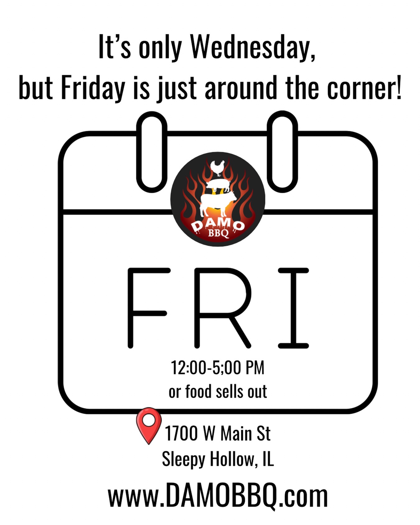 It’s only Wednesday…
But your Friday plans?
Yeah. We’re already thinking about them. 👀🔥
This Friday we’re firing up the pits and bringing that
Central Texas craft BBQ with an Italian twist back to the streets.
Slow-smoked brisket.
Texas Twinkies.
Mac & Wow.
Ribs that don’t need sauce (but we won’t judge 😉).
We sell out. Every. Weekend.
So here’s your friendly midweek reminder:
Start planning now.
📍 Friday
🕓 Come early
🔥 Come hungry
Tag the person you’re bringing with you ⬇️