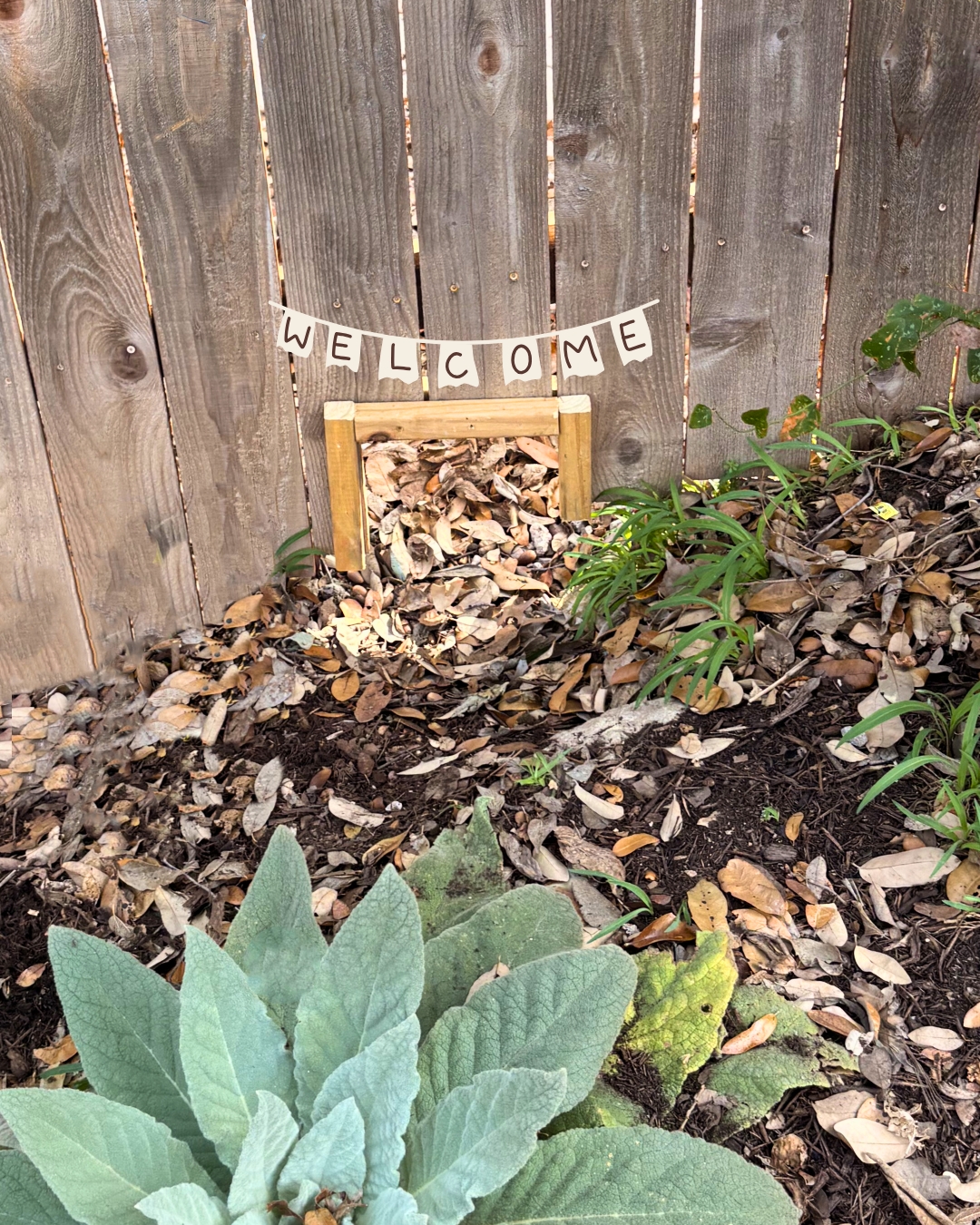 All are welcome. Our client noticed little critters were digging under the fence, so we decided to help them out. A simple solution that helps the clients property and wildlife out.