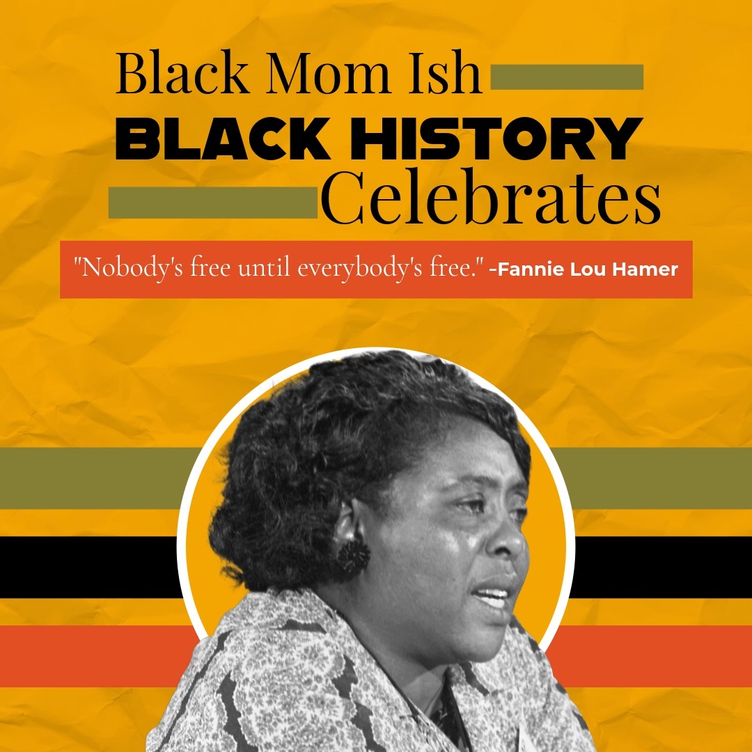 BUILT BY US
This week, we honor Fannie Lou Hamer, a woman who transformed personal pain into political power.She reminded the world that democracy means nothing if Black voices are silenced, and she fought until those voices were heard.
She was tired.
She was fearless.
She was unapologetic.Justice wasn’t handed to us.
It was Built By Us.
#blackhistory365 #blackhistorymonth #blackmomish #builtbyus