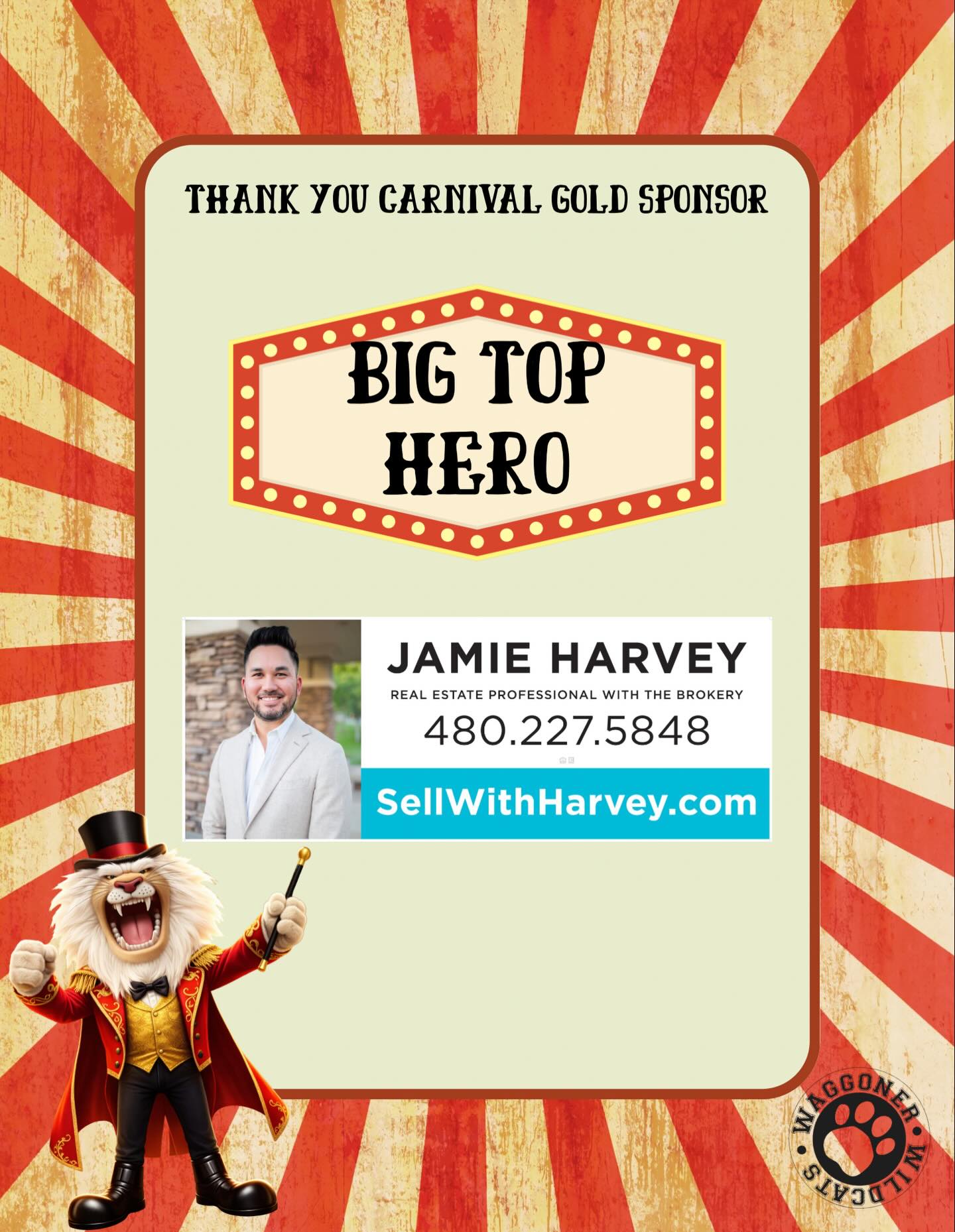 Wow! Thank you @jamieiharvey for being a Big Top Hero sponsor for our carnival!
Jamie Harvey- your relentlessly local real estate professional
Jamie brings sharply honed negotiating skills, a keen understanding of transactional nuances, and an exceptional ability to identify valuable opportunities for his clients.