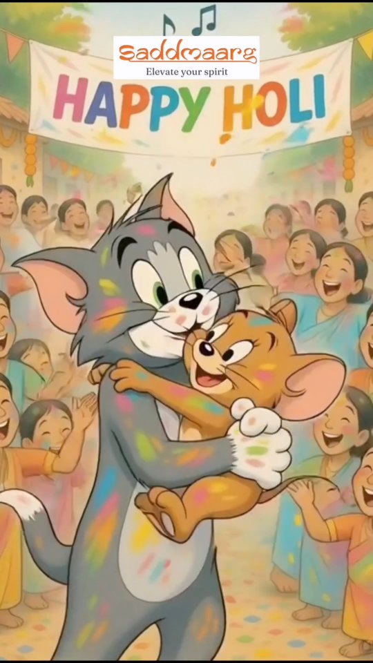 Even the biggest rivals can’t resist a splash of color!
🌈✨ Whether you’re the Tom or the Jerry of your squad, here’s to a Holi filled with harmless mischief and lasting memories.
Who are you tagging today? The one who starts the water fight or the one who finishes it? 💦🎨
#Holi2026 #HappyHoli #FestivalOfColors #TrendingReels #HoliVibes
Holi celebration, Tom and Jerry Holi, Indian Festivals, Festival of Colors 2026, Animated Holi video, Fun Holi Greetings.
Disclaimer: This video features characters from "Tom and Jerry," originally created by William Hanna and Joseph Barbera for Metro-Goldwyn-Mayer and currently owned by Warner Bros. Entertainment Inc. These characters are being used under Creative Commons Attribution for creative and transformative purposes. No copyright infringement is intended. All rights to the original characters belong to their respective owners.