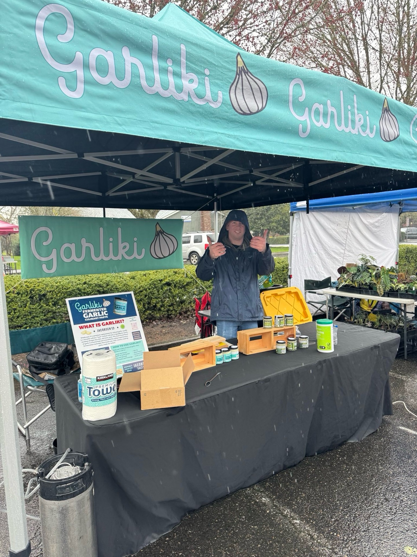 We will be at the @beavertonmarket this Saturday 10:30-1! Weather looks like it will be drier than this so come get some fresh veggies and local goods!