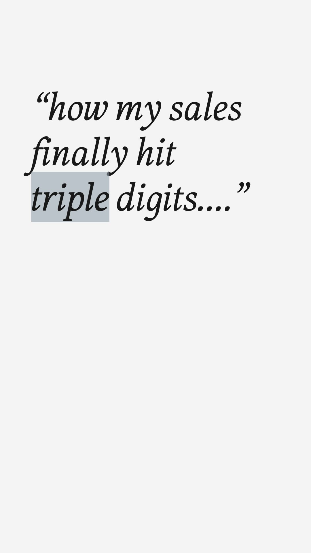 Triple digits didn’t come from doing more. They came from building better.
One of our clients just had her biggest growth year yet. And when we talked about what changed, it wasn’t that she worked more hours. It wasn’t that she posted more. It wasn’t that she hustled harder.
She finally treated her business like a real business instead of a side hustle.
She invested in a strategic brand identity.
✨She committed to creative direction so her visuals were cohesive and recognizable.
✨She launched a professional website that positioned her properly.
✨She refined her client experience and clarified her long term vision.
And everything aligned.
Her brand started attracting the right audience.
📌Her messaging became clearer.
📌Her confidence increased.
📌Her pricing reflected her value.
She stopped chasing inquiries. She started positioning herself to be chosen.
Growth feels different when your brand communicates your value before you ever get on a call. It feels supported. Sustainable. Scalable.
If you’re working harder but not seeing the level you want, it might not be an effort problem. It might be a foundation problem.
Book a clarity call by visiting the link in our bio ✨