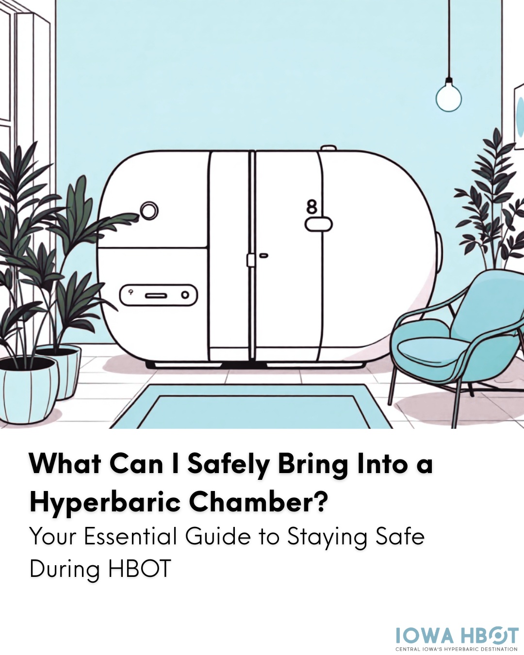 What can you actually bring into a hyperbaric chamber? 🤔
If you’ve ever wondered what’s allowed (and what’s not) during your HBOT session, we broke it all down for you in our latest blog.
✅ Books & magazines
✅ Coloring supplies
✅ Non-battery toys
🚫 No electronics
🚫 No batteries
🚫 No lighters or flammable items
🚫 No lotions, fragrances, or scented products
Because we use medical-grade oxygen in a pressurized environment, safety isn’t optional; it’s essential. Every rule is designed to protect you and ensure the most effective treatment possible.
Want to feel fully prepared before your next session?
Read the full guide 👉 https://www.iowahbot.com/post/what-can-i-safely-bring-into-a-hyperbaric-chamber
📞 515-421-4018 to schedule
#HBOT #HyperbaricOxygen #IOWAHBOT #HealingOptimized #SafeAndEffective