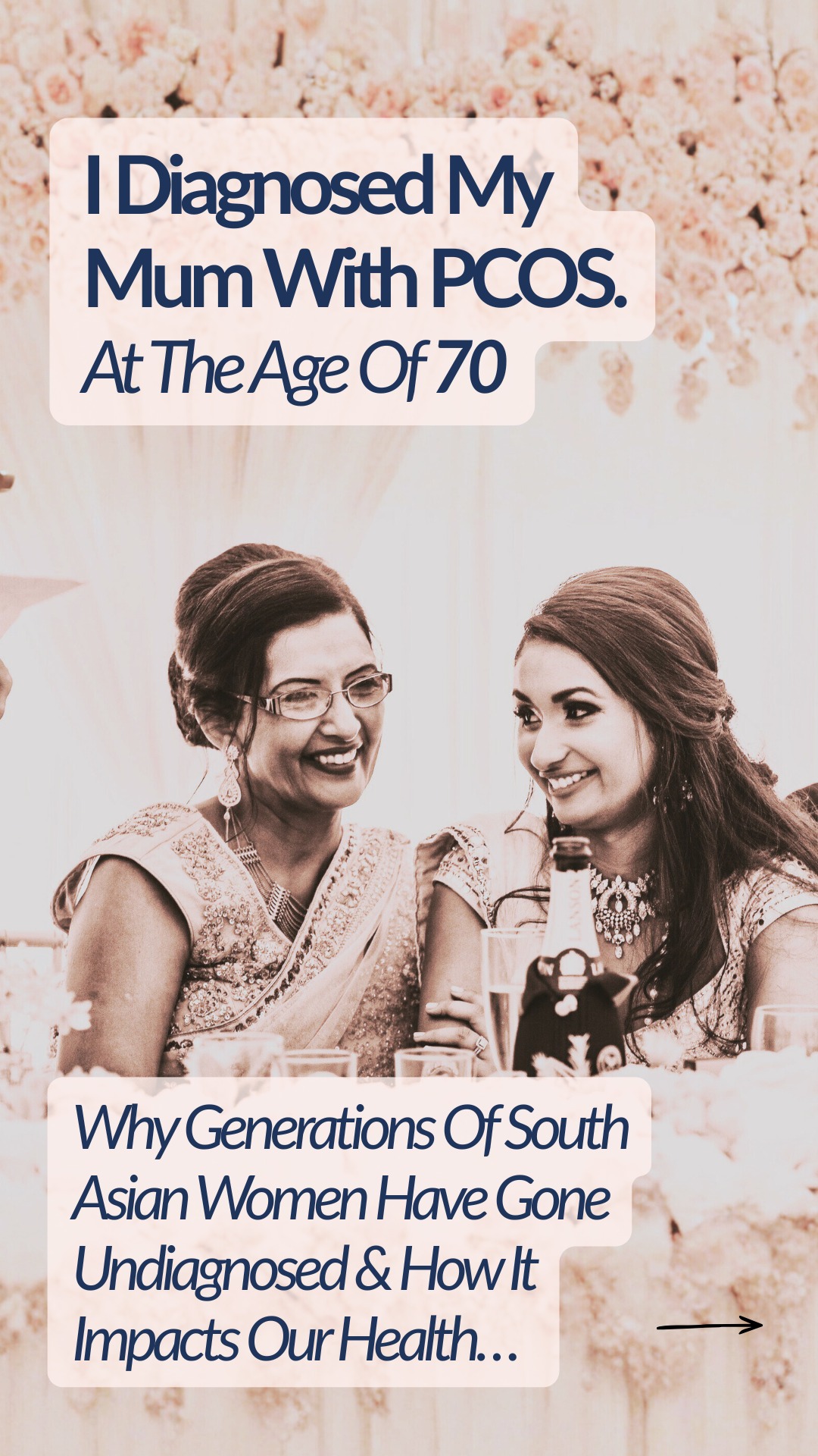 Genetically, South Asian women are more prone to PCOS. But without an accurate baseline of what is "normal," & under-diagnosis due to ethnic presentations, we risk the next generation not getting answers & better management earlier on.
Let's update the baseline right now. You only need 2 of these 3 signs to be diagnosed with PCOS:
1️⃣ Irregular or absent periods
2️⃣ Clinical or biochemical signs of high androgens (like excessive facial/body hair or acne)
3️⃣ Polycystic ovaries on an ultrasound
You do NOT need cysts to have PCOS if you have the first 2 criteria. We cannot advocate for ourselves if we don't know what's abnormal.
What is a symptom you grew up thinking was "just normal" because the women in your family had it too? Let’s talk about it in the comments. 👇