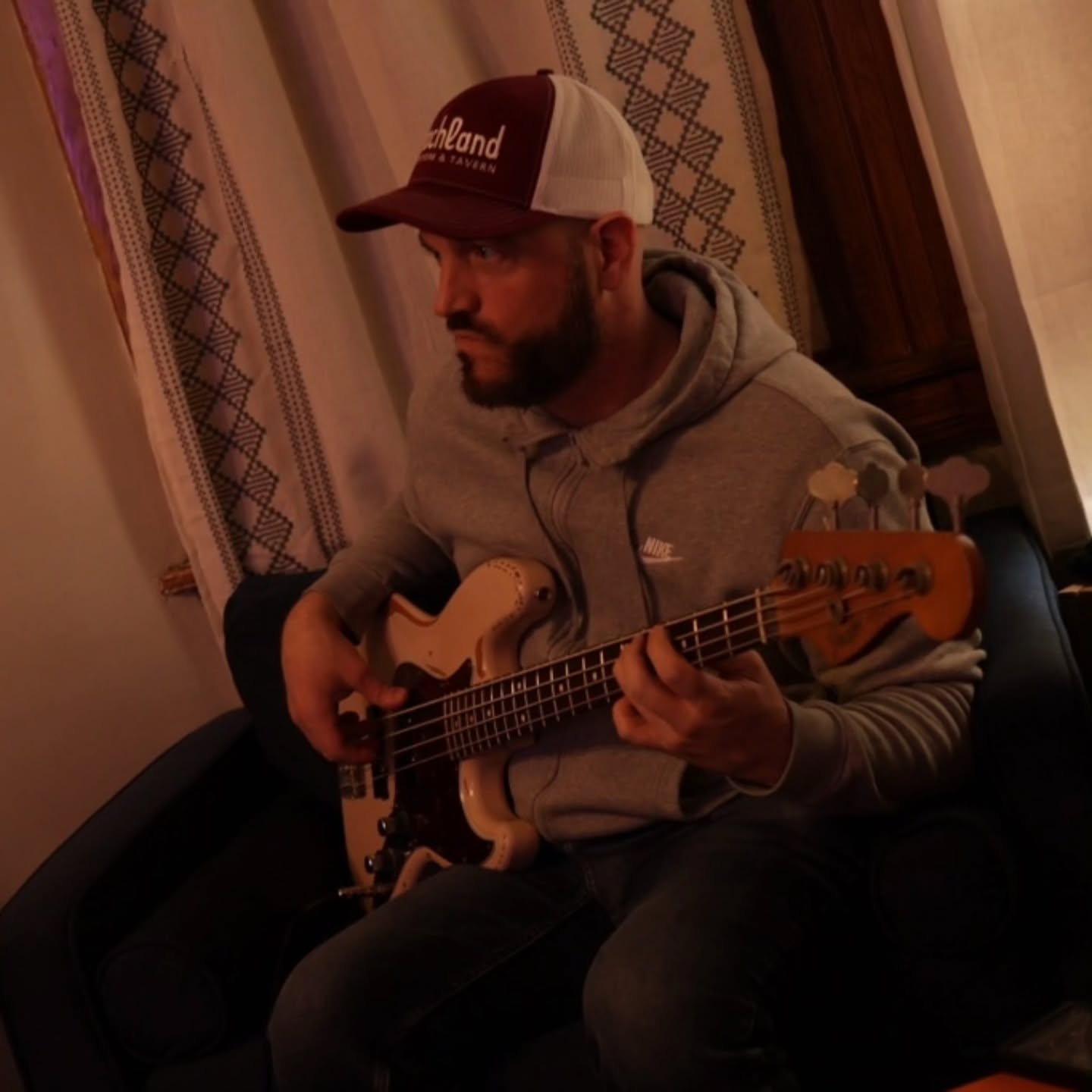 Some photos thatb @jeffplaysthings got of us at practice with new songs with his fancy camera.