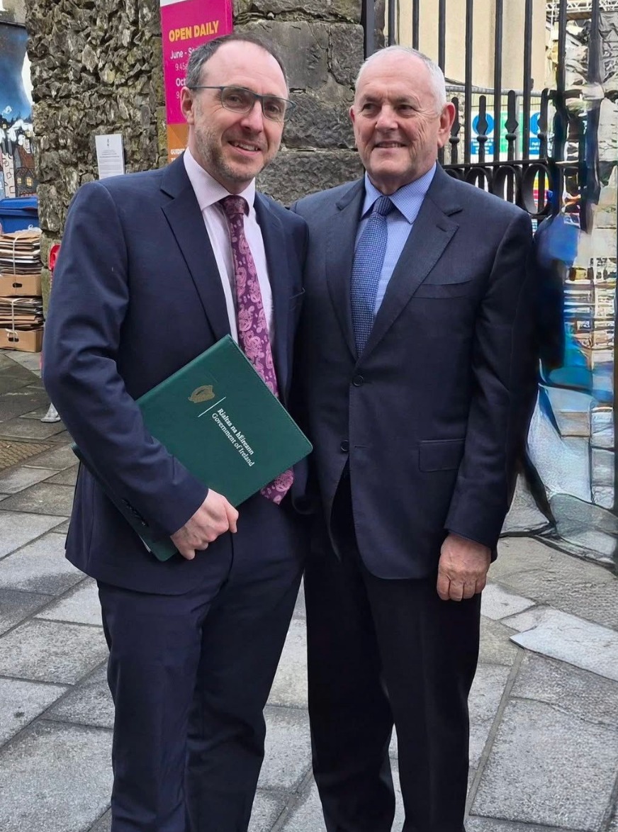 Delighted to be joined yesterday by Minister of State Robert Troy (Department of Finance) in Kilkenny for the New Report "For Communities not profit" launched by St. Canice's Credit Union kilkenny.