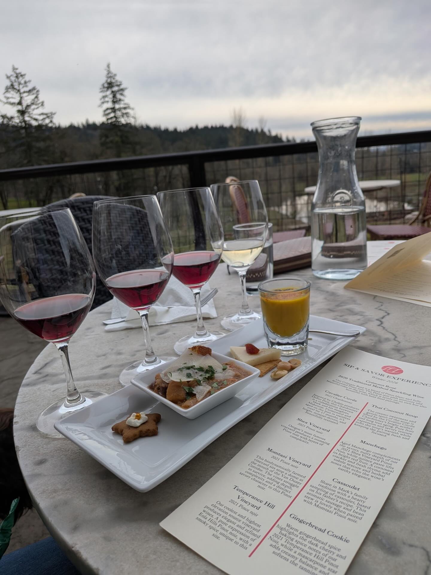 One of our favorite food and wine pairing experiences in the Willamette Valley, you can’t beat @stinnocentwine for quality and value! Visit our blog to see our top picks! https://www.wvwinecountrytours.com/post/sip-savor-our-favorite-willamette-valley-wineries-for-food-and-wine-pairings