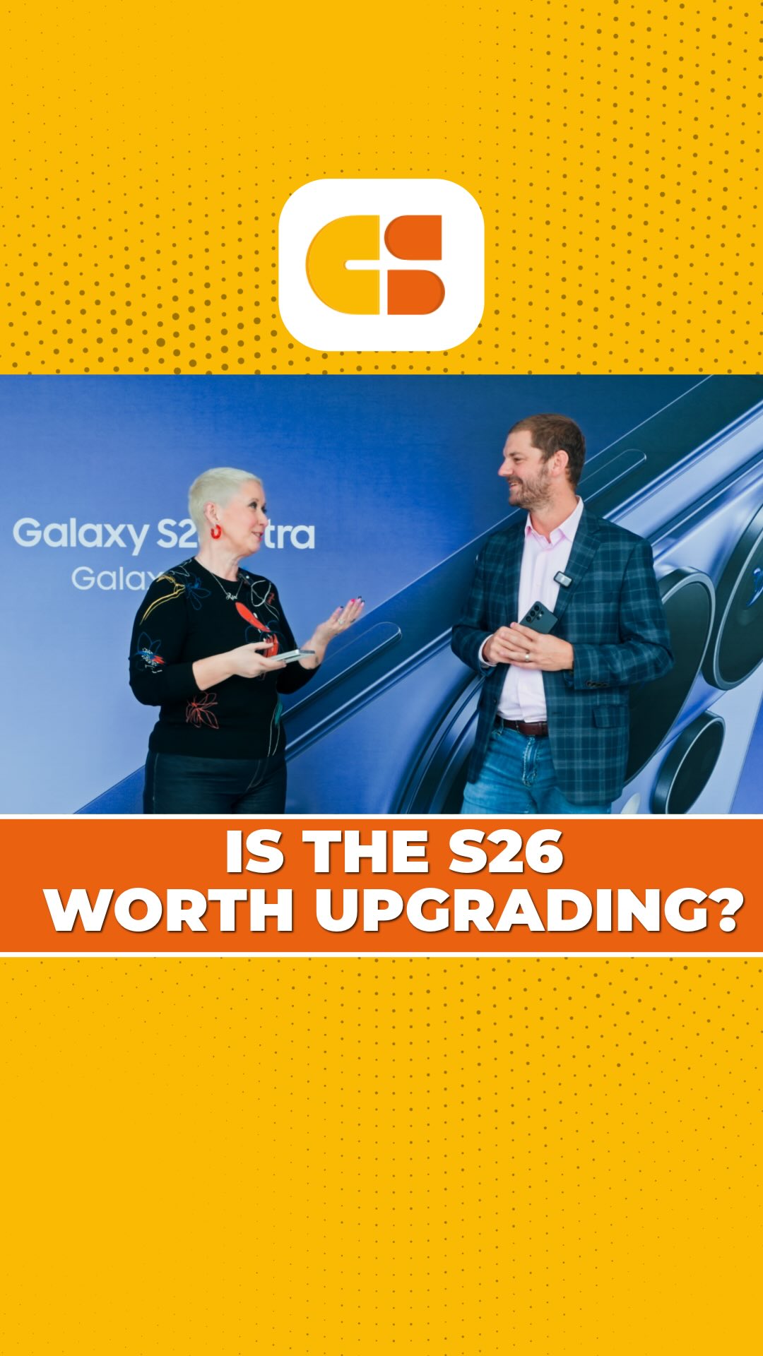 I asked Blake Gaiser, Head of Product management for Smartphone at @samsungmobile, what he thinks is the real reason to upgrade to the S26. Privacy Display is five years in the making. Hardware-level, pixel-level privacy you can actually see, feel, and touch. Not a screen protector. Not a software filter. Built into the panel itself. Then there’s the camera evolution. We went from removing things from photos to adding them in. Pull a jersey from your gallery and throw it on. Change a background. Full creative freedom with step-by-step progression so you can always go back and take a different direction. These aren’t spec sheet upgrades. These are the kind of features that change how you actually use the phone every day. And personally? I just want to recreate whatever was on my plate before I started eating.