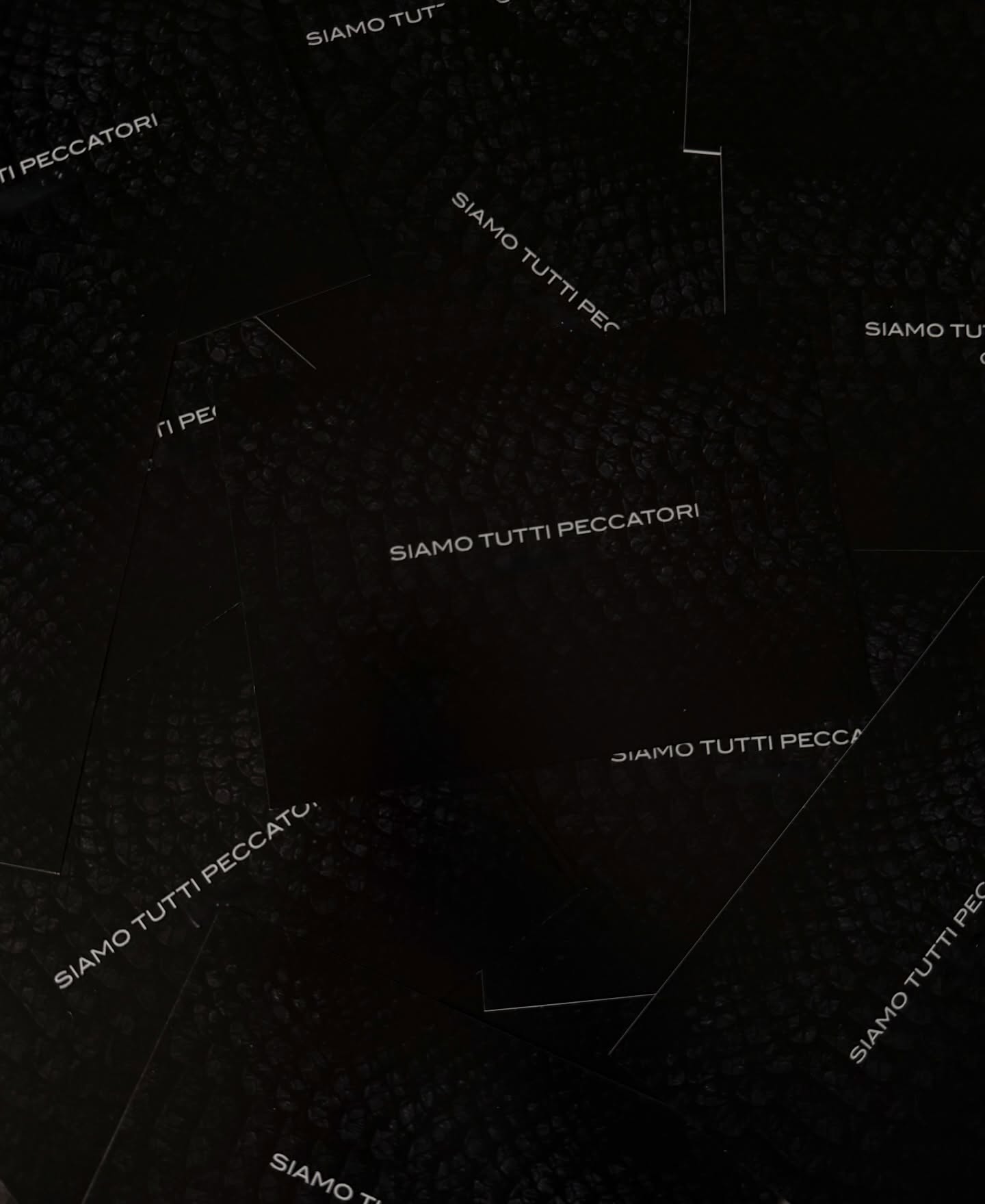 Siamo tutti peccatori 🐍
Coming soon