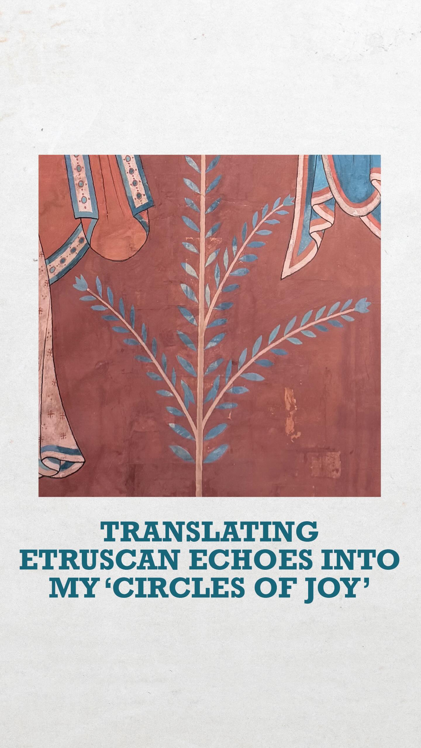 When I finish a painting, there’s no pause: I immediately feel the urge to keep moving forward. I don’t force a new subject; I let images, memories, and impressions surface naturally. This is how my Circles of Joy are born.
Any place I visit can spark inspiration. And it’s always color that strikes me first: a sky, a rock, a flower. This time, it was ancient painting.
This is my second painting inspired by Etruscan art. I love it for its graphic simplicity, its bold, solid colors, and the clear, essential rhythm of its figures.
At the Fondazione Luigi Rovati @fondazioneluigirovati in Milan (a museum I highly recommend), I visited the exhibition on the history of the Olympic Games and was captivated by the reconstruction of the Tomba delle Bighe (500–490 B.C.), discovered in 1827 and copied at full scale around 1835 by Carlo Ruspi.
The scenes depict sporting competitions: boxing, running, pole vault, discus, horse races. There’s energy, yet also harmony. It’s precisely this balance that resonates with me.
I visited the exhibition a month ago. At the time, I didn’t know that experience would stay with me for so long.
Now I’m working from a photograph I took that day, translating those colors into my own language for the next Circles of Joy.
______
🇮🇹Quando finisco un quadro non c’è pausa: sento subito il desiderio di proseguire. Non forzo un nuovo soggetto, lascio emergere immagini e impressioni. Così nascono i miei Circles of Joy.
Questa volta l’ispirazione arriva dalla pittura etrusca, che amo per la sua semplicità grafica, i colori pieni e il ritmo essenziale delle figure.
Alla Fondazione Luigi Rovati di Milano ho visitato la mostra dedicata alla storia dei giochi olimpici e sono rimasta colpita dalla ricostruzione della Tomba delle Bighe (500–490 a.C.), scoperta nel 1827 e riprodotta a grandezza naturale intorno al 1835 da Carlo Ruspi.
Scene di gare sportive, energia e misura insieme: un equilibrio che sento vicino.
Ora sto lavorando su una fotografia scattata quel giorno, per tradurre quei colori nel mio linguaggio e trasformarli nel prossimo Circles of Joy.
#laurarota #laurarotaart #circlesofjoy #circlesofjoyart #earthsheart
