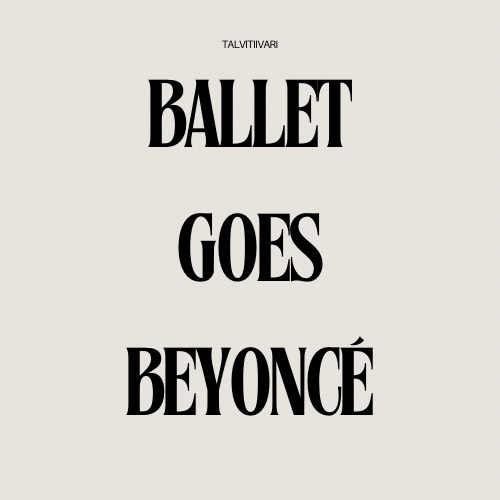 TALVITIIVARI LAJIESITTELY:
✨ BALLET GOES BEYONCÉ ✨
Ballet goes Beyoncé on kurssi, jonka tarkoituksena on tutustua ja nauttia baletista samalla jammaillen Beyoncén musiikin tahtiin. Kurssilla pääset lempeästi kokeilemaan baletin tekniikkaa ja kehittämään lajille ominaisia lihasryhmiä. Kurssi sopii niin ensimmäistä kertaa balettia kokeileville, kuin myös lajikonkareille. Tunneilla tehdään perustekniikan harjoitteita, joihin voidaan lisätä tai keventää vaikeustasoa huomioiden osallistujien taitotasot. Tunnit huipentuu tanssilliseen loppusarjaan, jossa päästään leikittelemään Beyoncén tautatanssijan ja Pariisin oopperan joutsenkuoron yhteiskoreografiaa. Kurssille saa pukeutua oman maun mukaan liikunnallisiin kamppeisiin.
Opettajana Pinja Piiparinen. @piinuspinea
#tehdastanssii #talvitiivari #balletgoesbeyonce #baletti #tanssikurssi