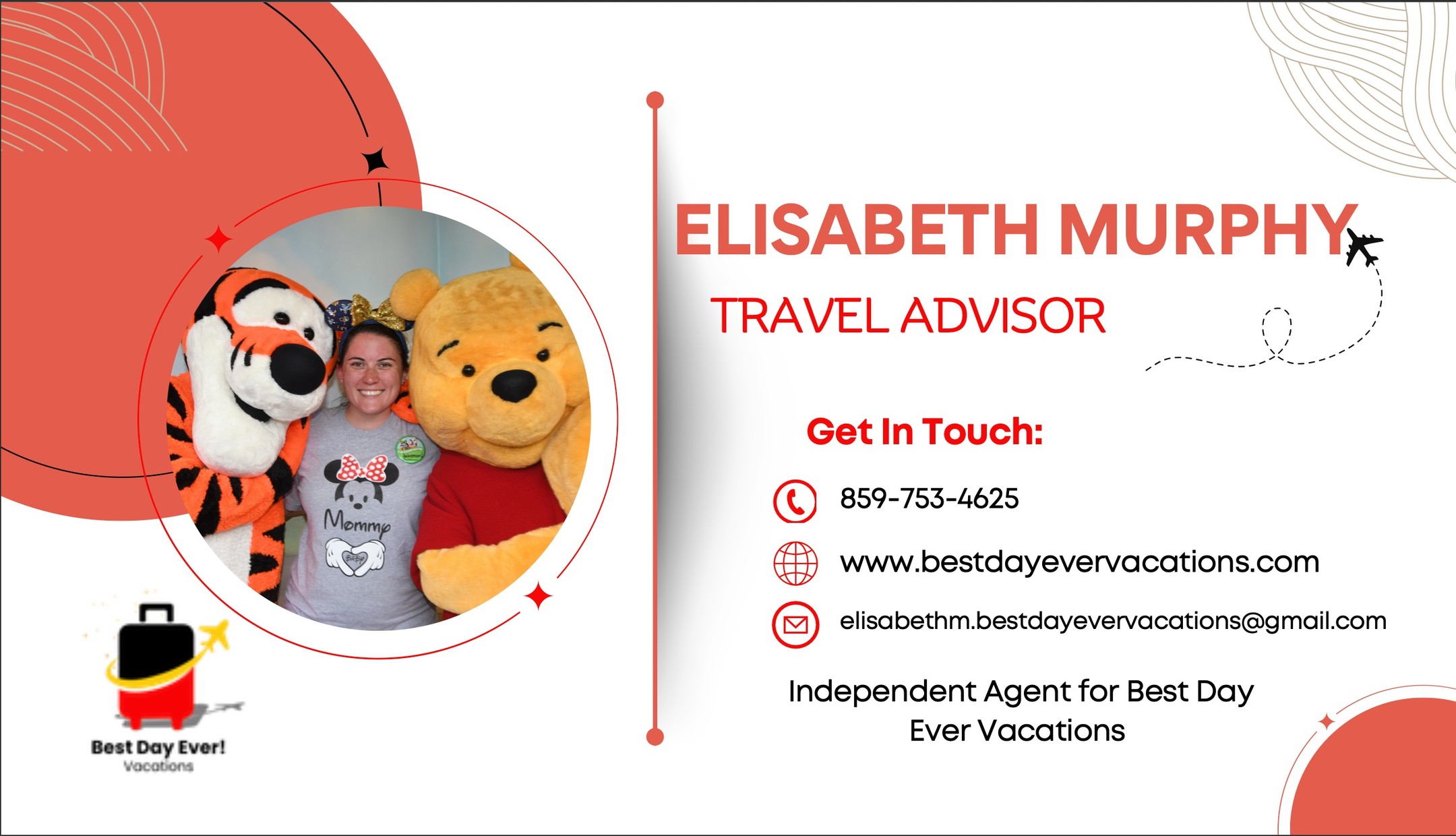 ✨ BIG NEWS ✨
After a season of growth, prayer, dreaming, and building… I’m so excited to officially share that I am rebranding!
I am now:
🌟 Best Day Ever Vacations – Elisabeth Murphy 🌟
While the name has changed, my heart behind what I do has not. I am still here to plan your magical, memory-making, stress-free vacations — whether that’s Walt Disney World, Disneyland, Disney Cruise Line, Universal, or beyond.
This new name feels so aligned with my mission:
Because every vacation I plan should feel like your BEST. DAY. EVER. 💛
What’s staying the same:
✔️ Personalized planning
✔️ Expert guidance
✔️ Budget-conscious strategies
✔️ Magical details
✔️ Me cheering you on from booking day to travel day
What’s new:
✨ A fresh brand
✨ A clearer vision
✨ Even bigger dreams
Thank you for supporting me, trusting me with your family’s memories, and growing alongside me. This little business of mine means more than you know.
If you’ve been thinking about planning a trip… consider this your sign 😉
📩 Message me today and let’s start planning YOUR Best Day Ever!
#BestDayEverVacations #TravelAdvisor #DisneyTravelPlanner #FamilyVacation